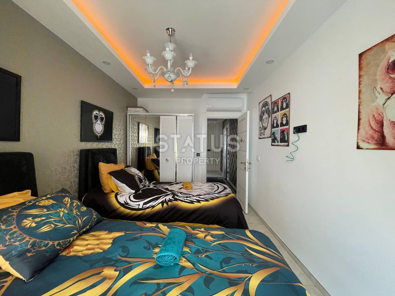 Three-room furnished apartment near the sea in a premium residential complex in Mahmutlar.130m2 фото 14