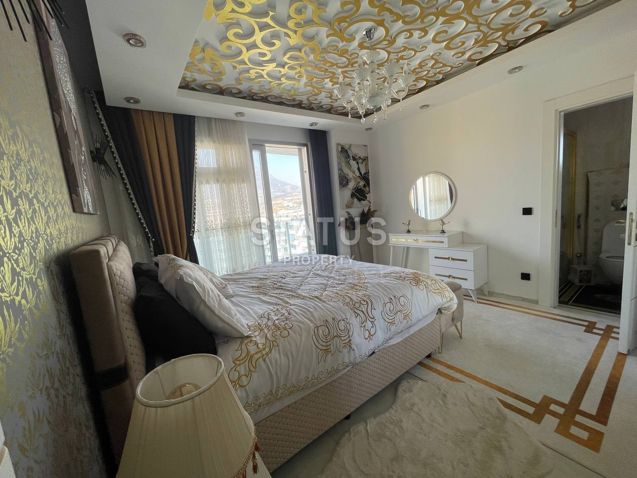 Three-room furnished apartment near the sea in a premium residential complex in Mahmutlar.130m2 фото 28