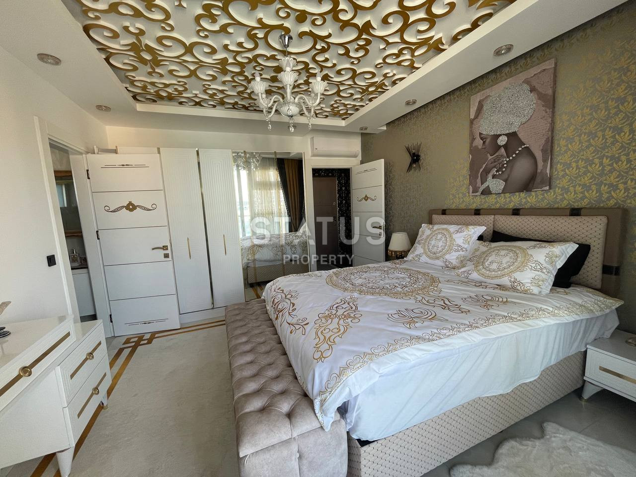 Three-room furnished apartment near the sea in a premium residential complex in Mahmutlar.130m2 фото 30