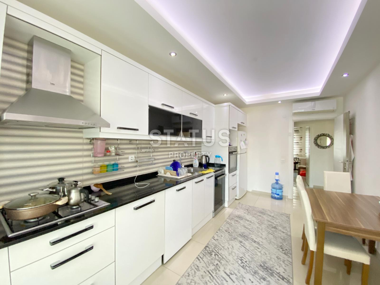 Трёхкомнатная квартира с отдельной кухней и 3-мя балконами в Джикджили. 125м2 фото 17