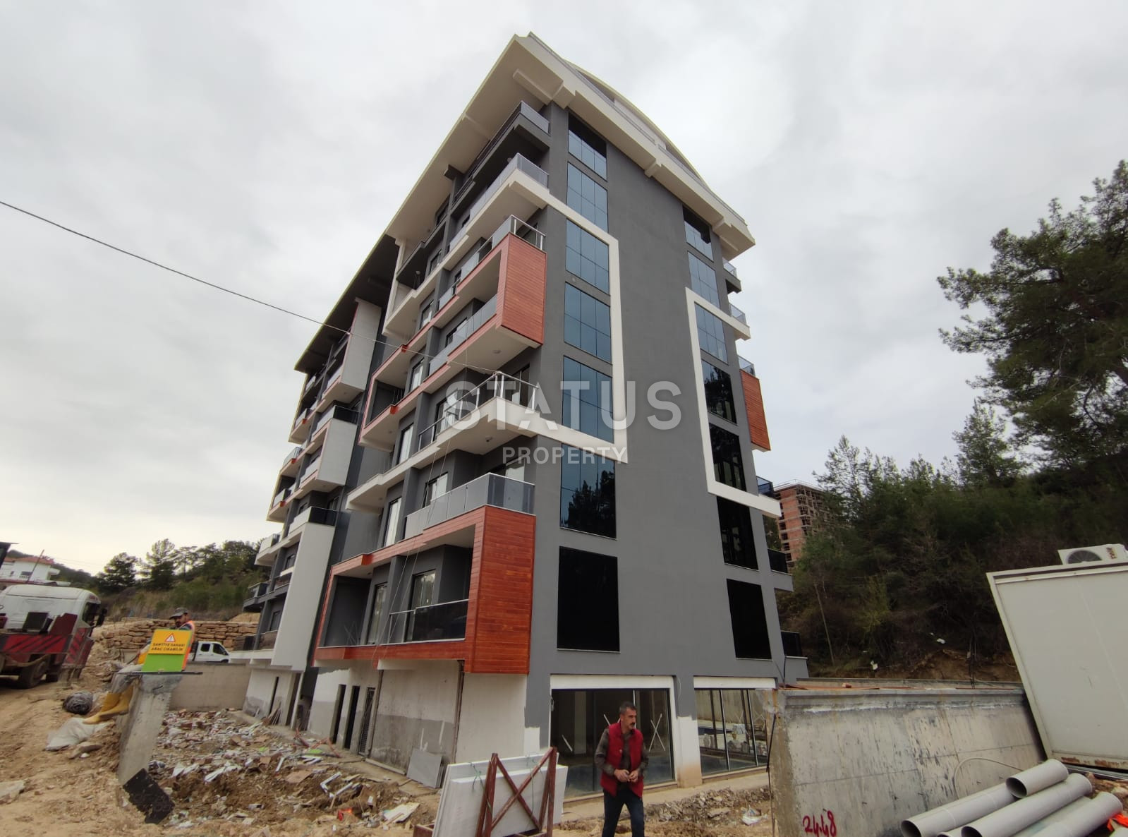 One-bedroom apartment in a new residential complex with full infrastructure in Avsalar. 60m2 фото 19