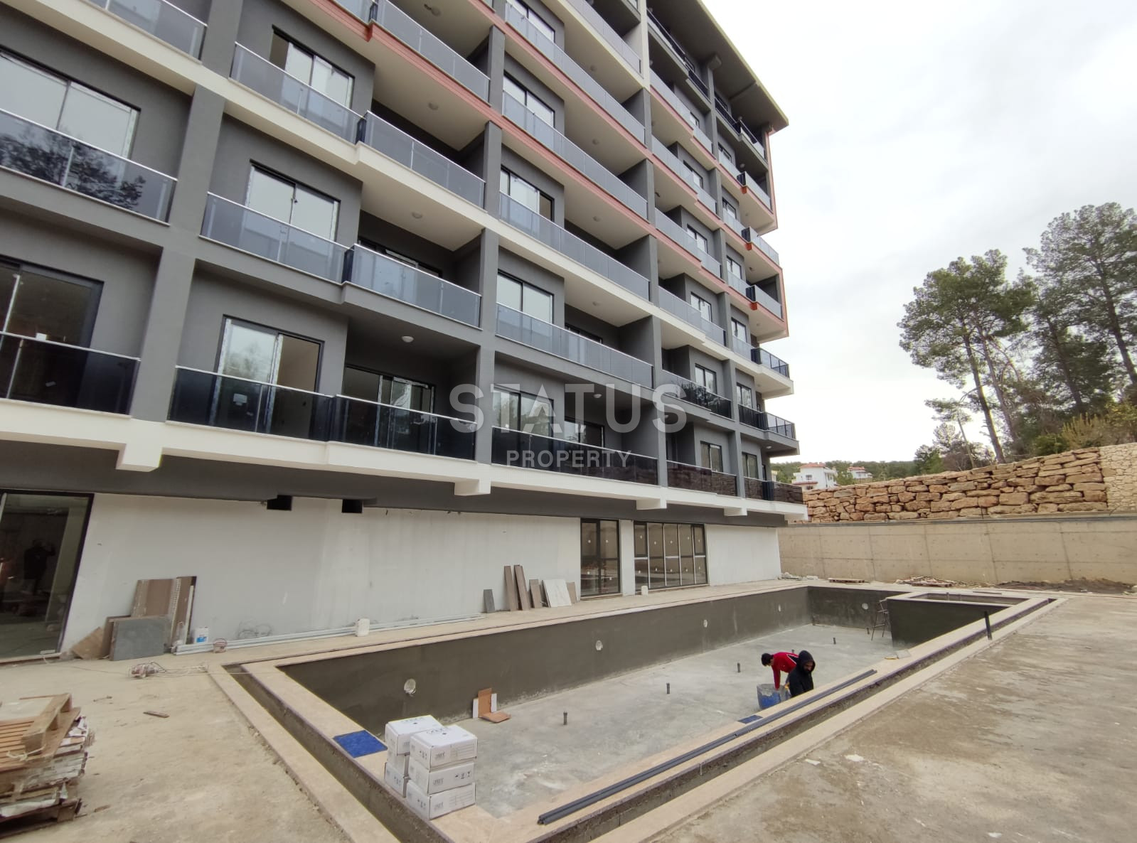 One-bedroom apartment in a new residential complex with full infrastructure in Avsalar. 60m2 фото 27