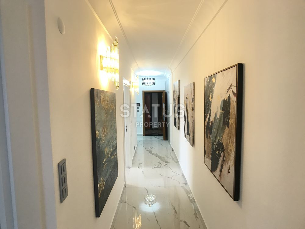 Трёхкомнатная меблированная квартира с прямым видом на море в Махмутларе. 100м фото 3