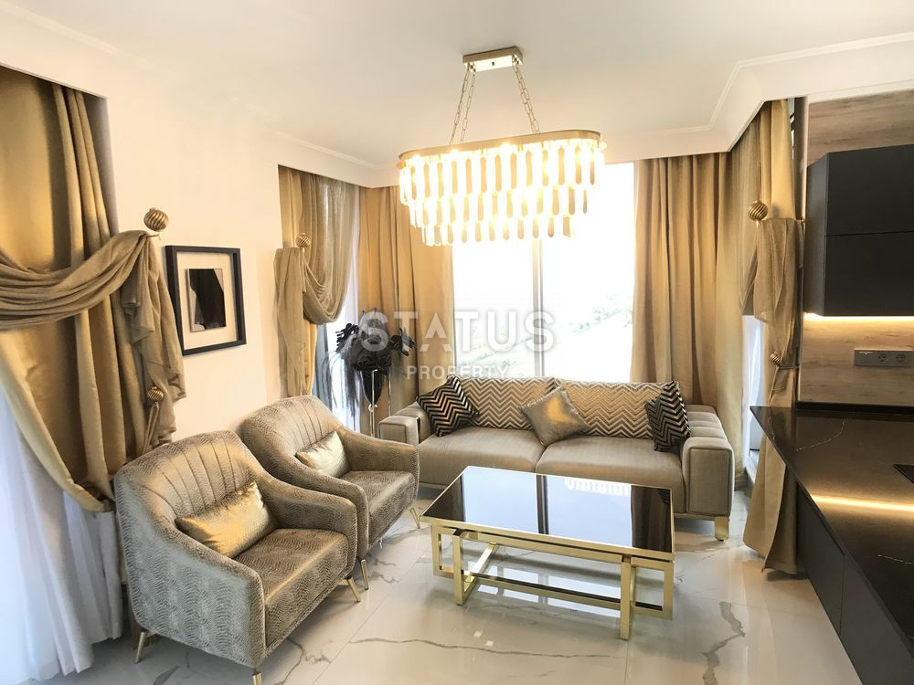 Трёхкомнатная меблированная квартира с прямым видом на море в Махмутларе. 100м фото 5