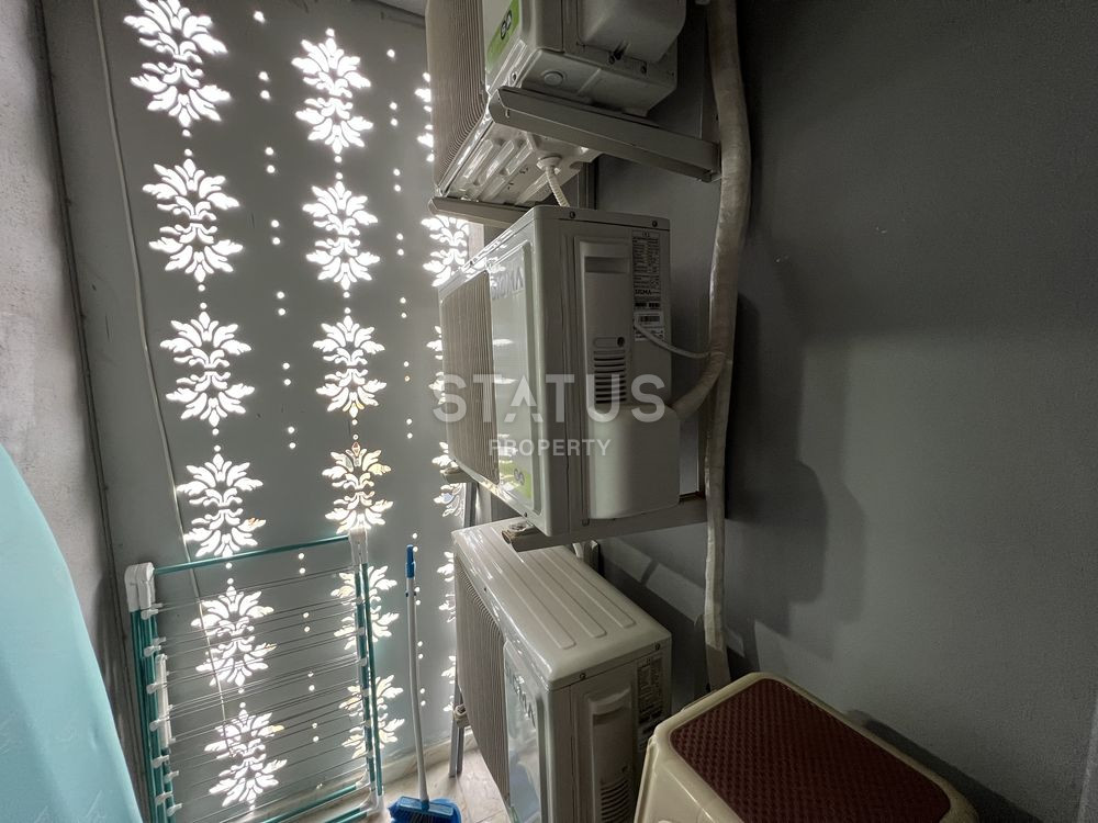 Трёхкомнатная меблированная квартира с прямым видом на море в Махмутларе. 100м фото 22