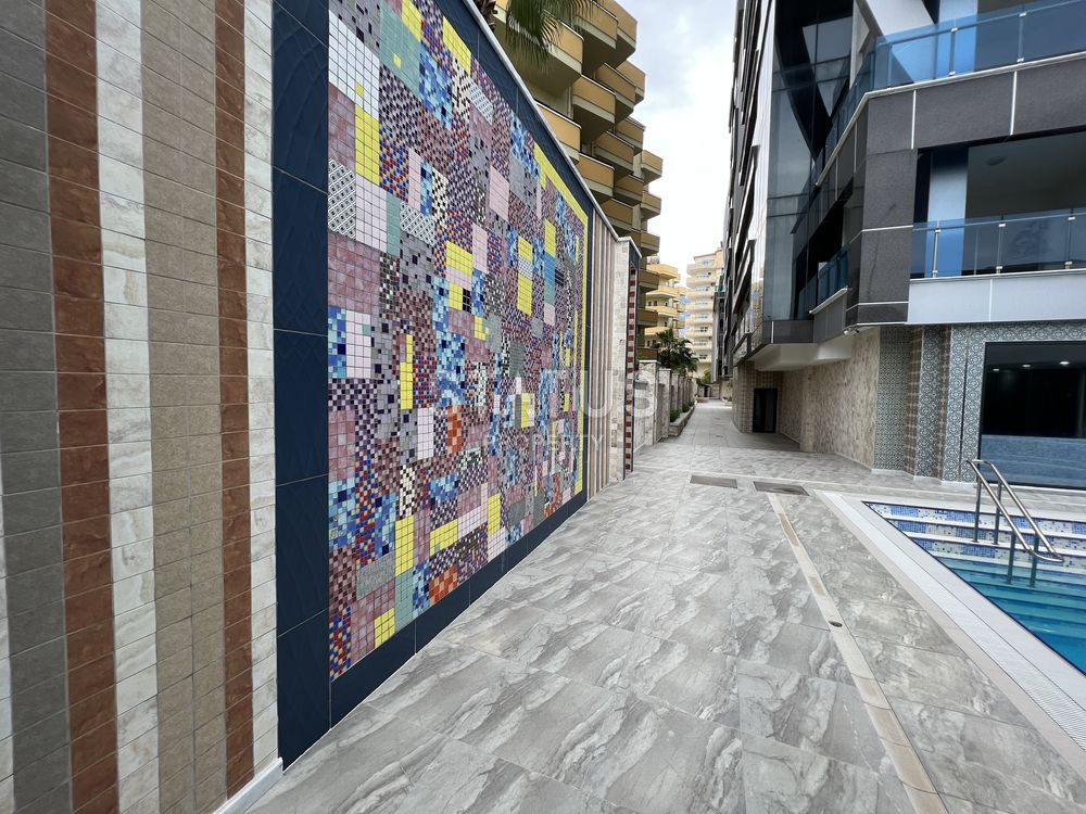 Трёхкомнатная меблированная квартира с прямым видом на море в Махмутларе. 100м фото 33