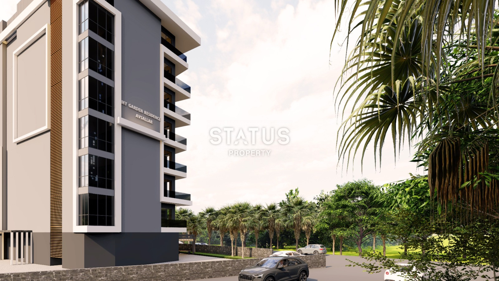 Новый проект в районе Авсаллар на участке площадью 2 136 м2 фото 4