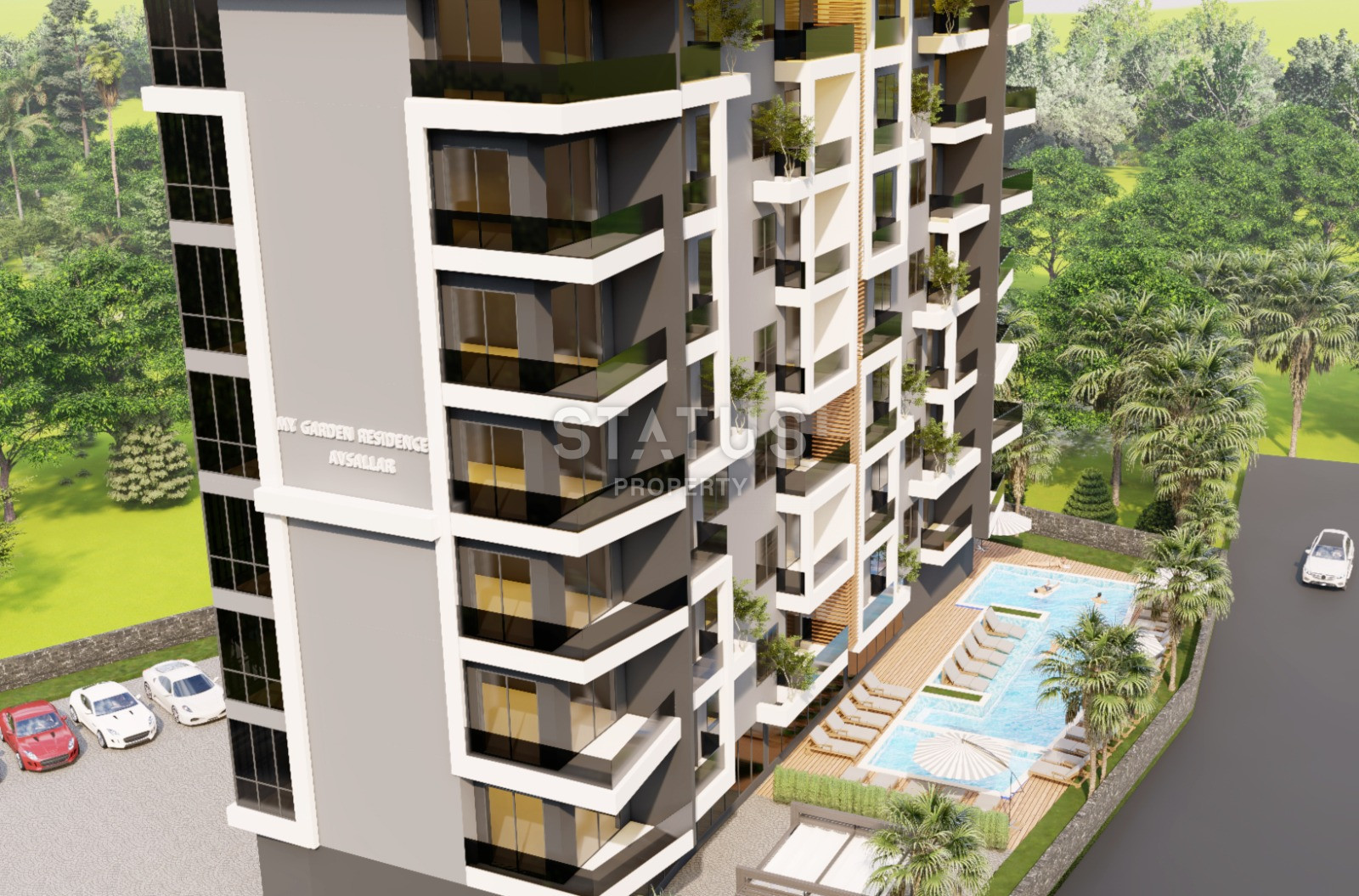 Новый проект в районе Авсаллар на участке площадью 2 136 м2 фото 6