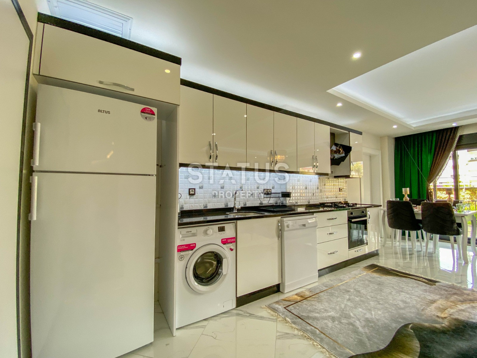 Садовый дуплекс 2+1 в новом комплексе района Оба. 86м2 фото 9