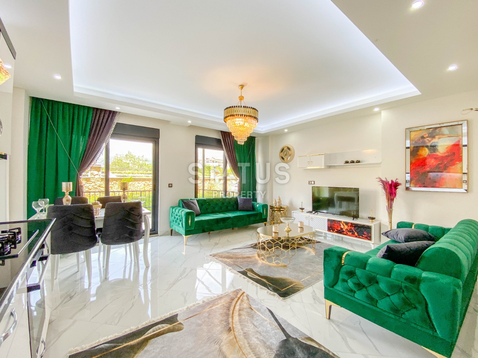 Садовый дуплекс 2+1 в новом комплексе района Оба. 86м2 фото 30