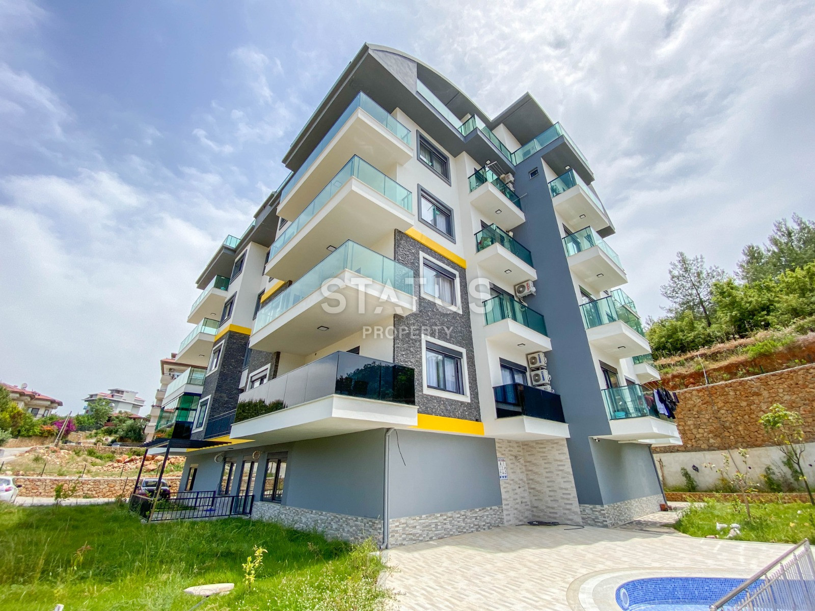 Садовый дуплекс 2+1 в новом комплексе района Оба. 86м2 фото 39