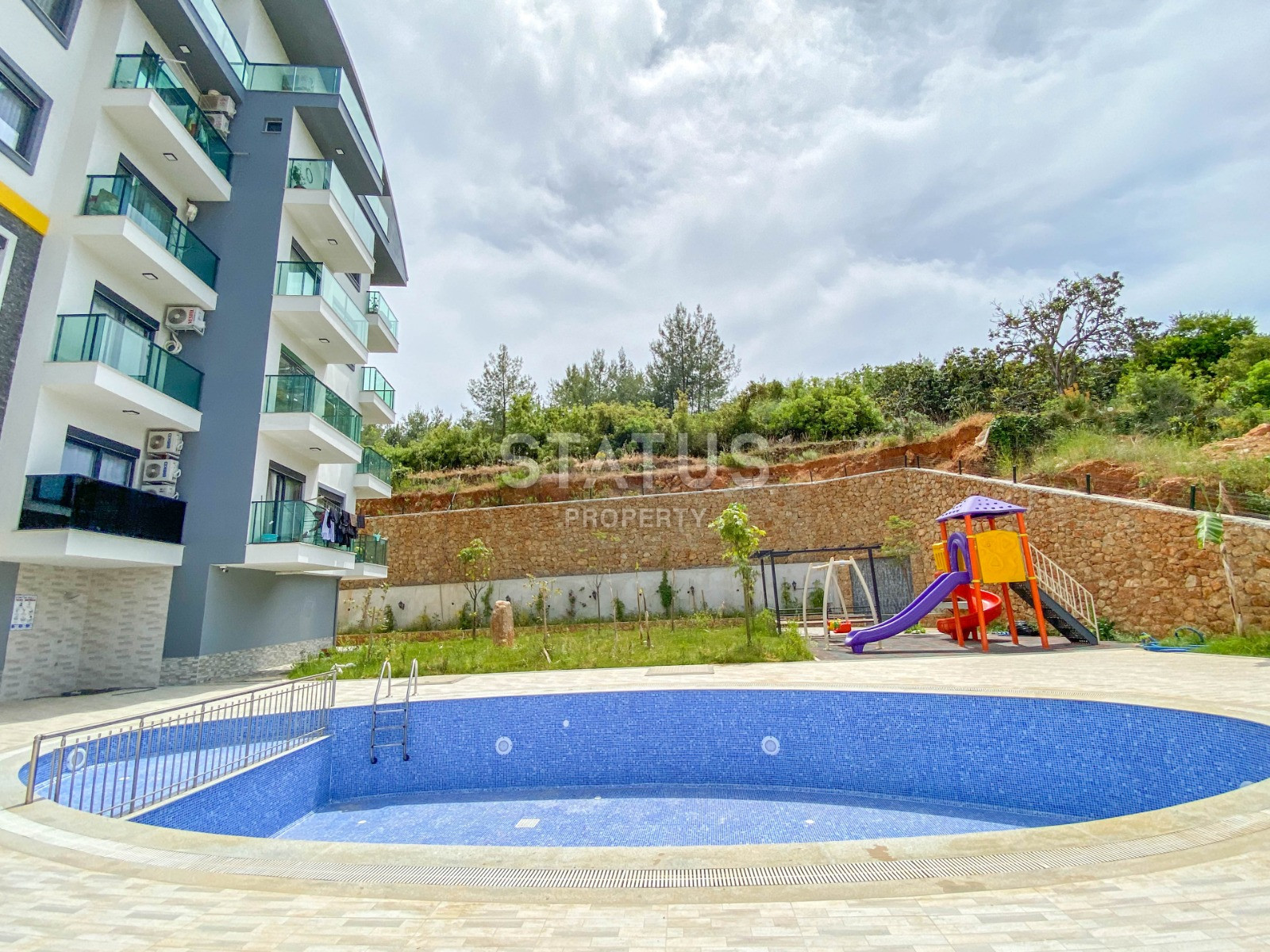 Садовый дуплекс 2+1 в новом комплексе района Оба. 86м2 фото 41