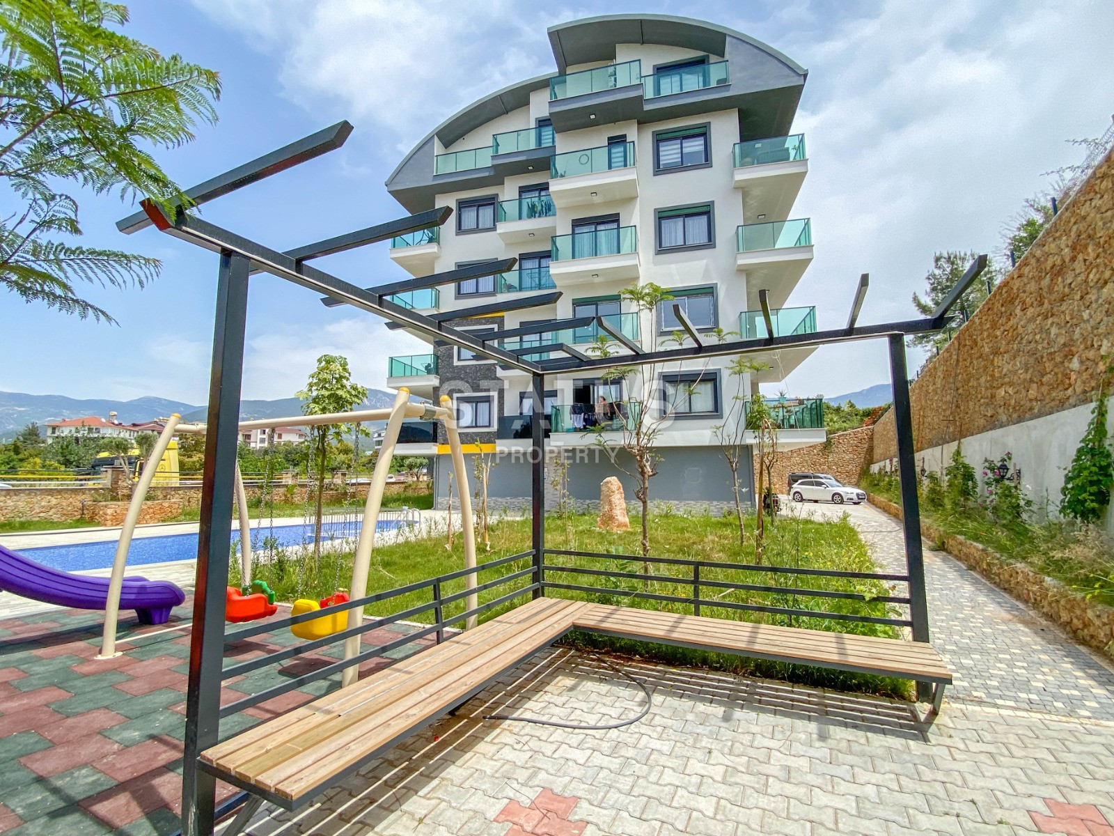 Садовый дуплекс 2+1 в новом комплексе района Оба. 86м2 фото 42