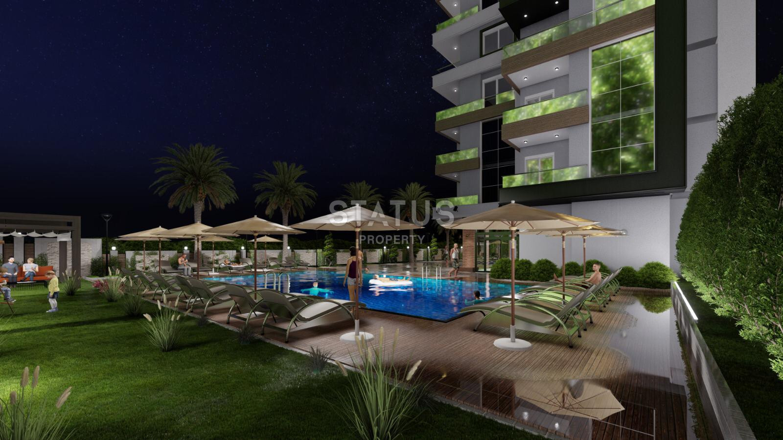 Last 5+1 duplexes at a good price in a project under construction in Avsallar. 240m2 фото 10