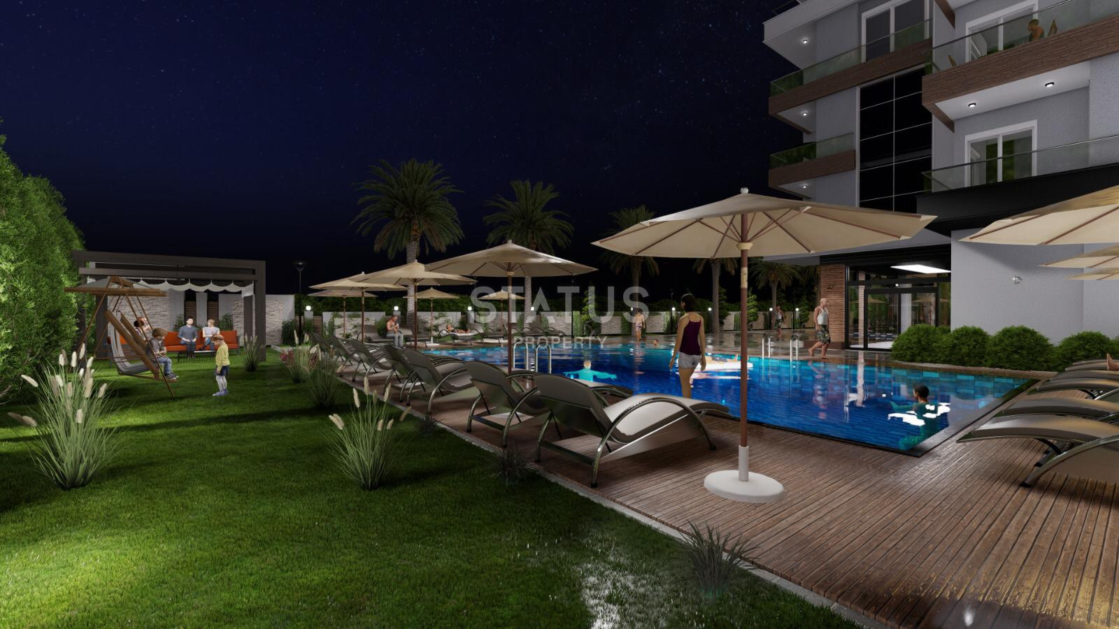 Last 5+1 duplexes at a good price in a project under construction in Avsallar. 240m2 фото 11