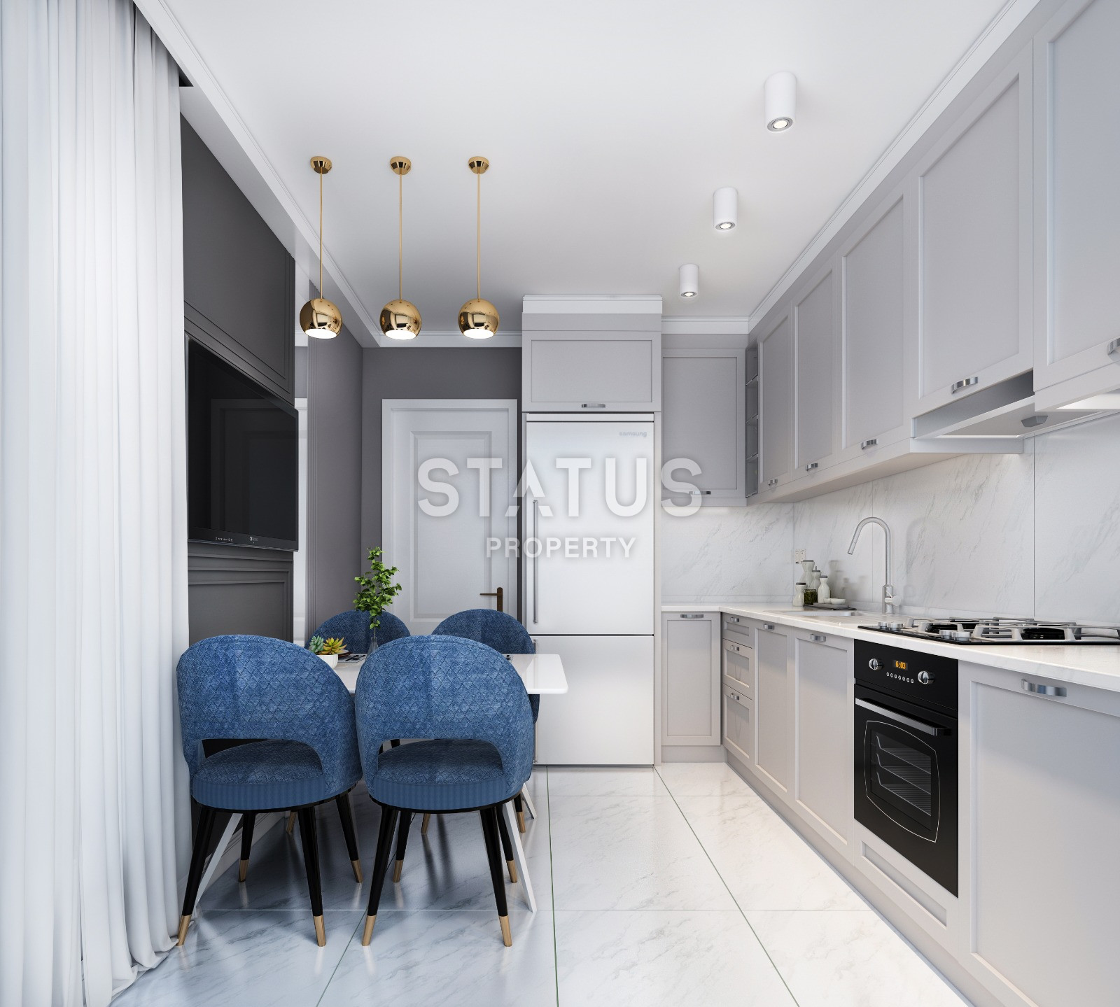 Last 5+1 duplexes at a good price in a project under construction in Avsallar. 240m2 фото 25