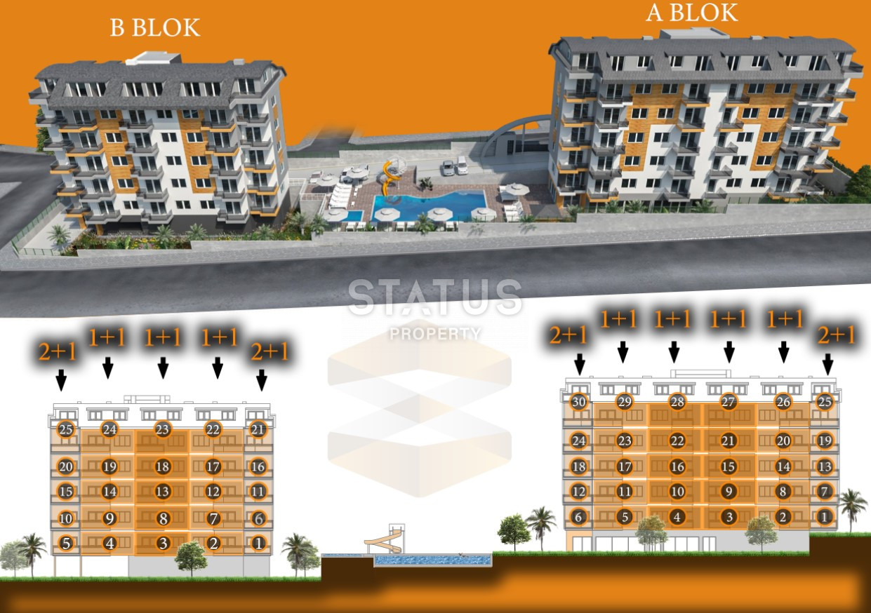 Четырёхкомнатный дуплекс в районе Авсаллар,140м2 фото 7