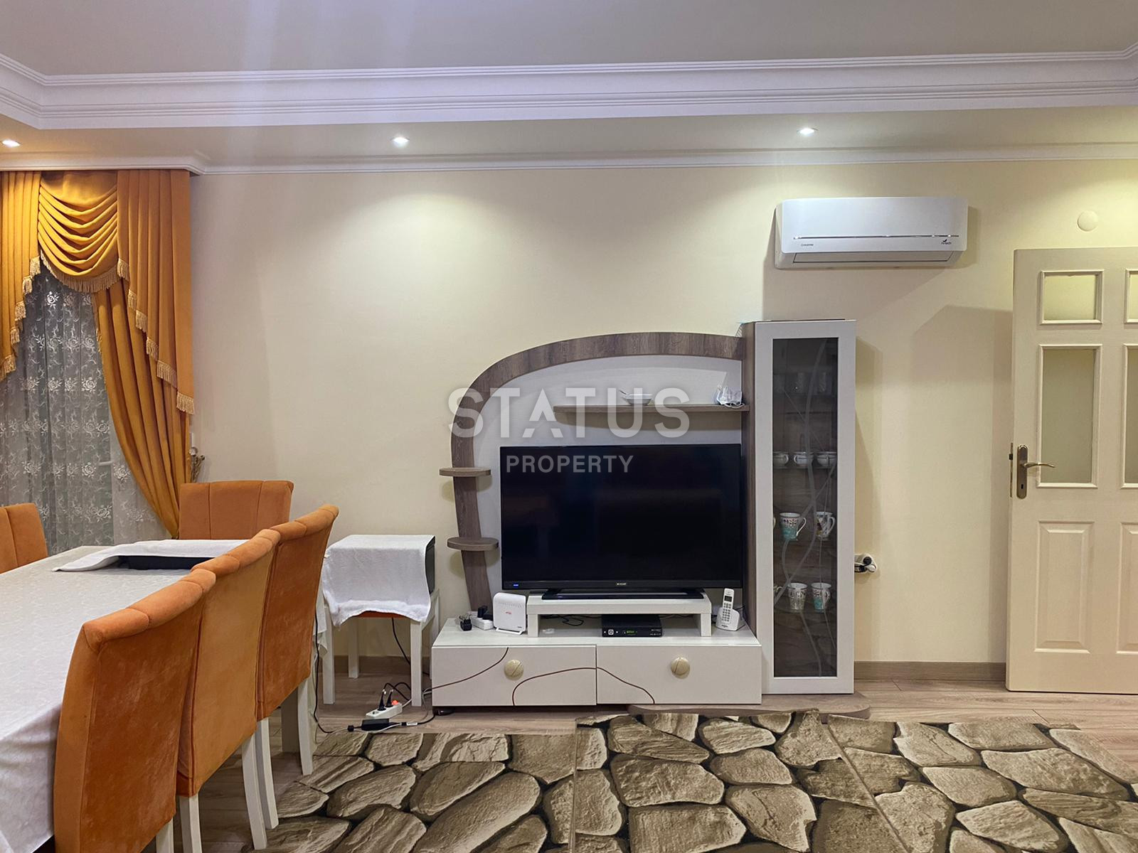 Трёхкомнатная квартира в 200м от моря в Тосмуре.110м2 фото 9