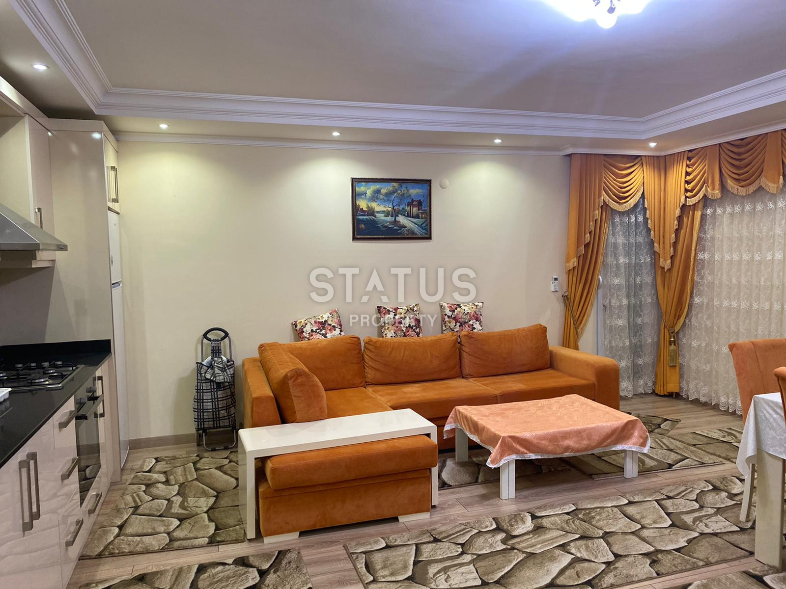 Трёхкомнатная квартира в 200м от моря в Тосмуре.110м2 фото 13