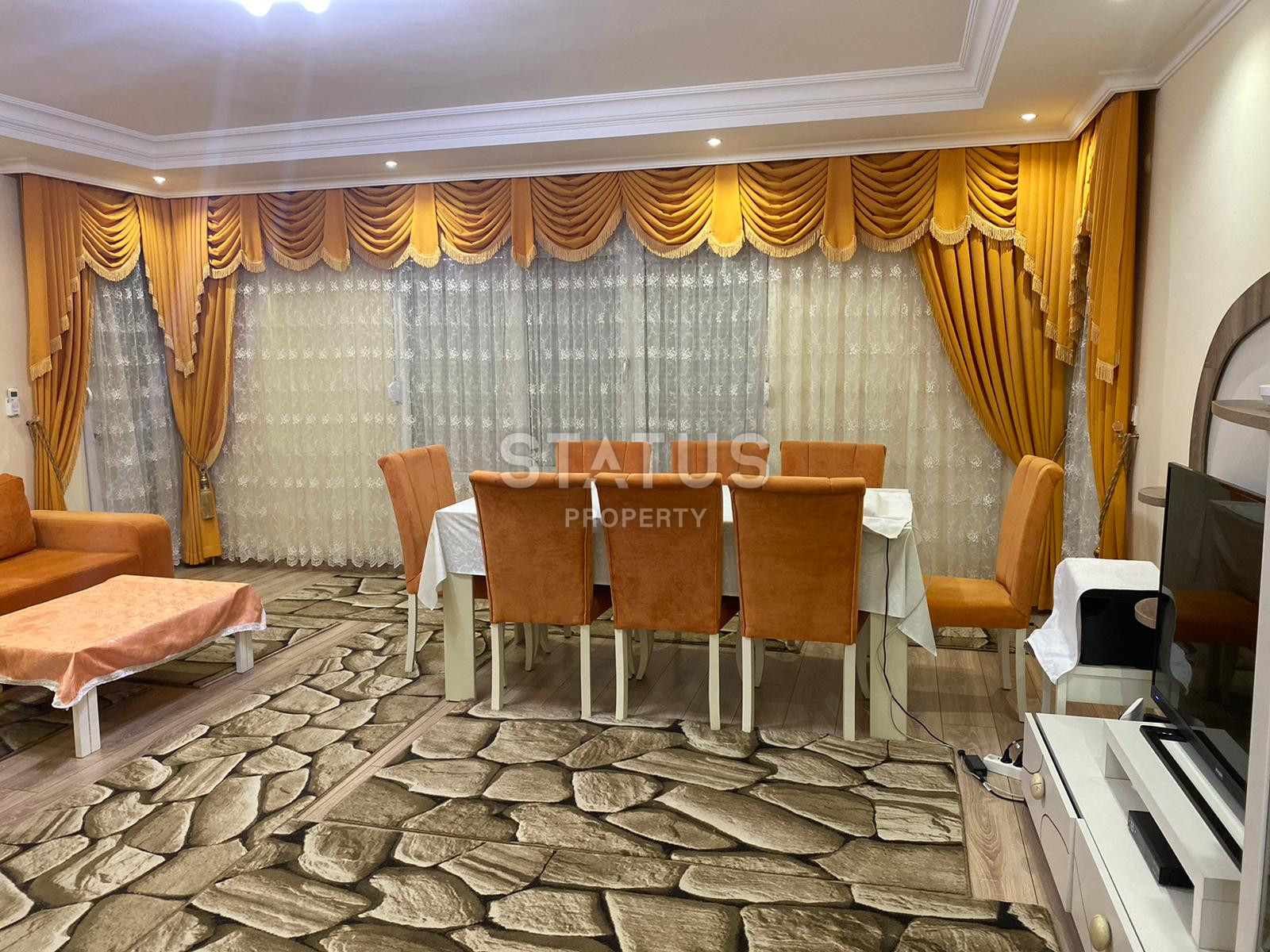 Трёхкомнатная квартира в 200м от моря в Тосмуре.110м2 фото 19