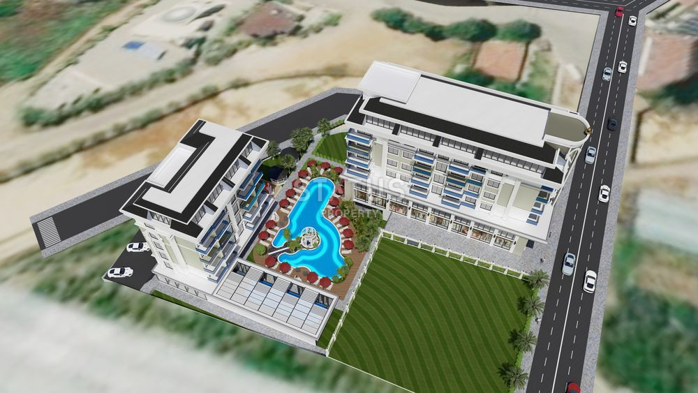 Шикарный проект с просторными планировками квартир в Каргыджаке. 65м2-90м2  - 130м2 фото 11