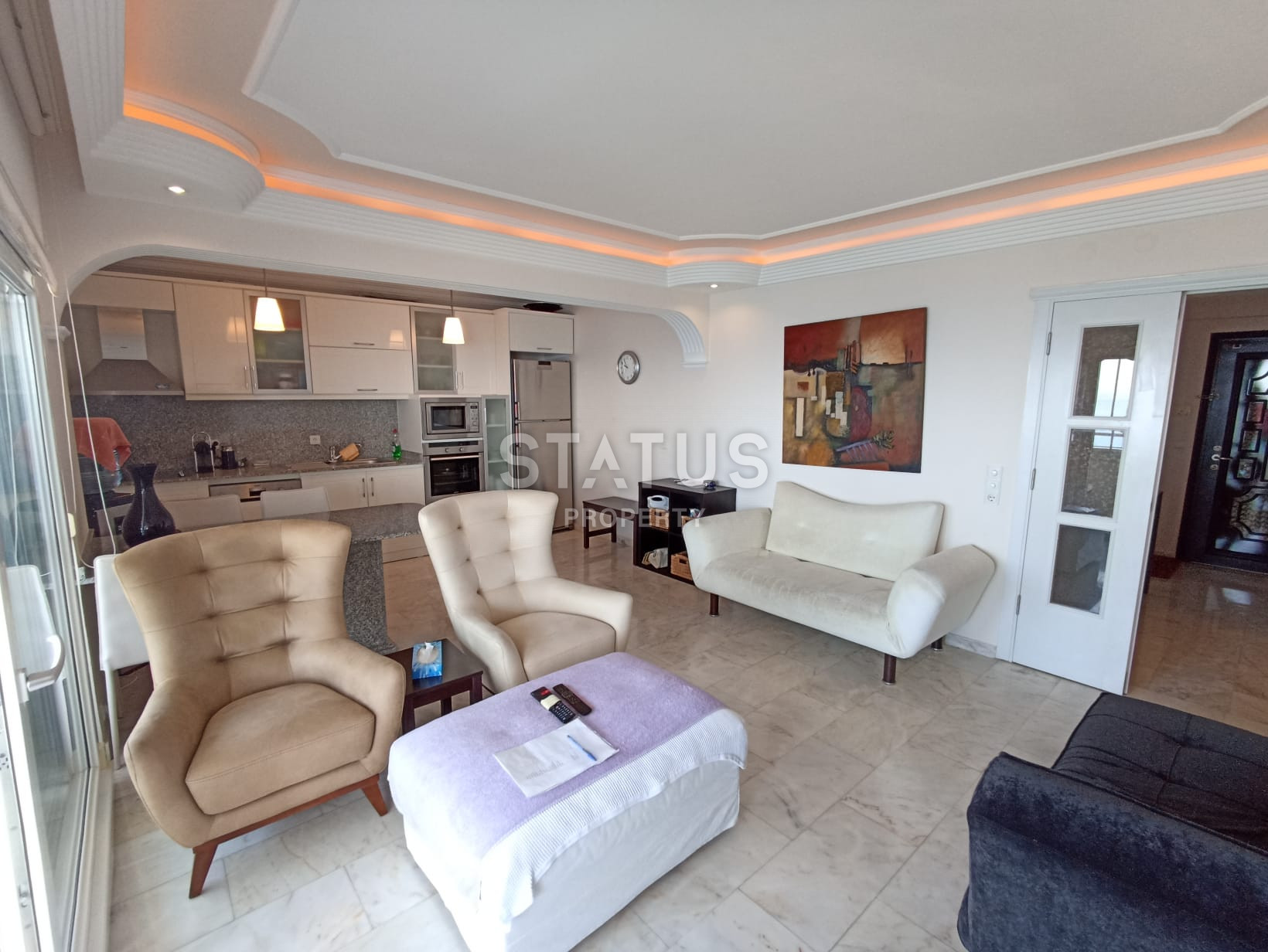 Apartment with a gorgeous sea view, 1 line 2+1, 155m2 фото 4