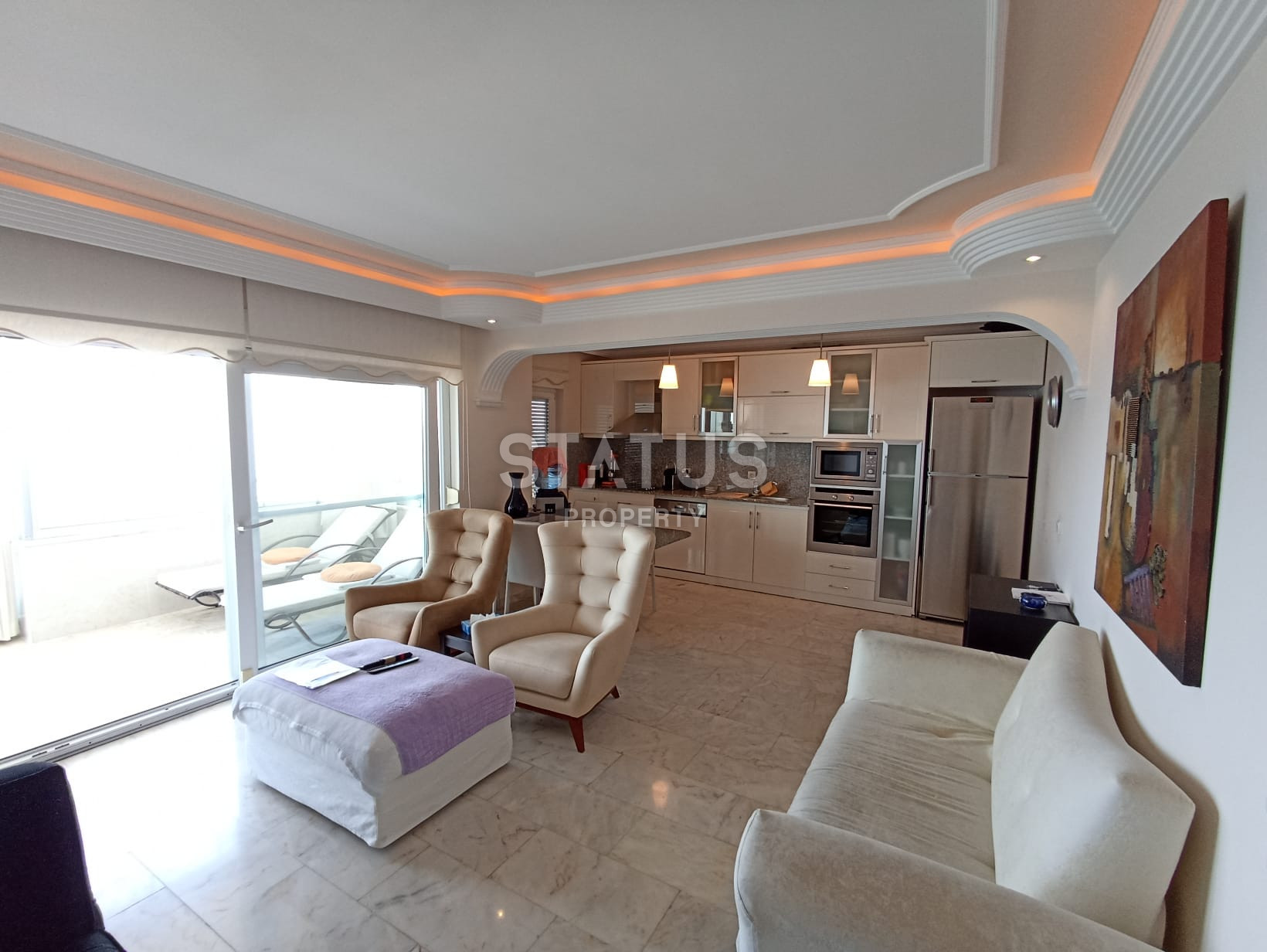 Apartment with a gorgeous sea view, 1 line 2+1, 155m2 фото 8