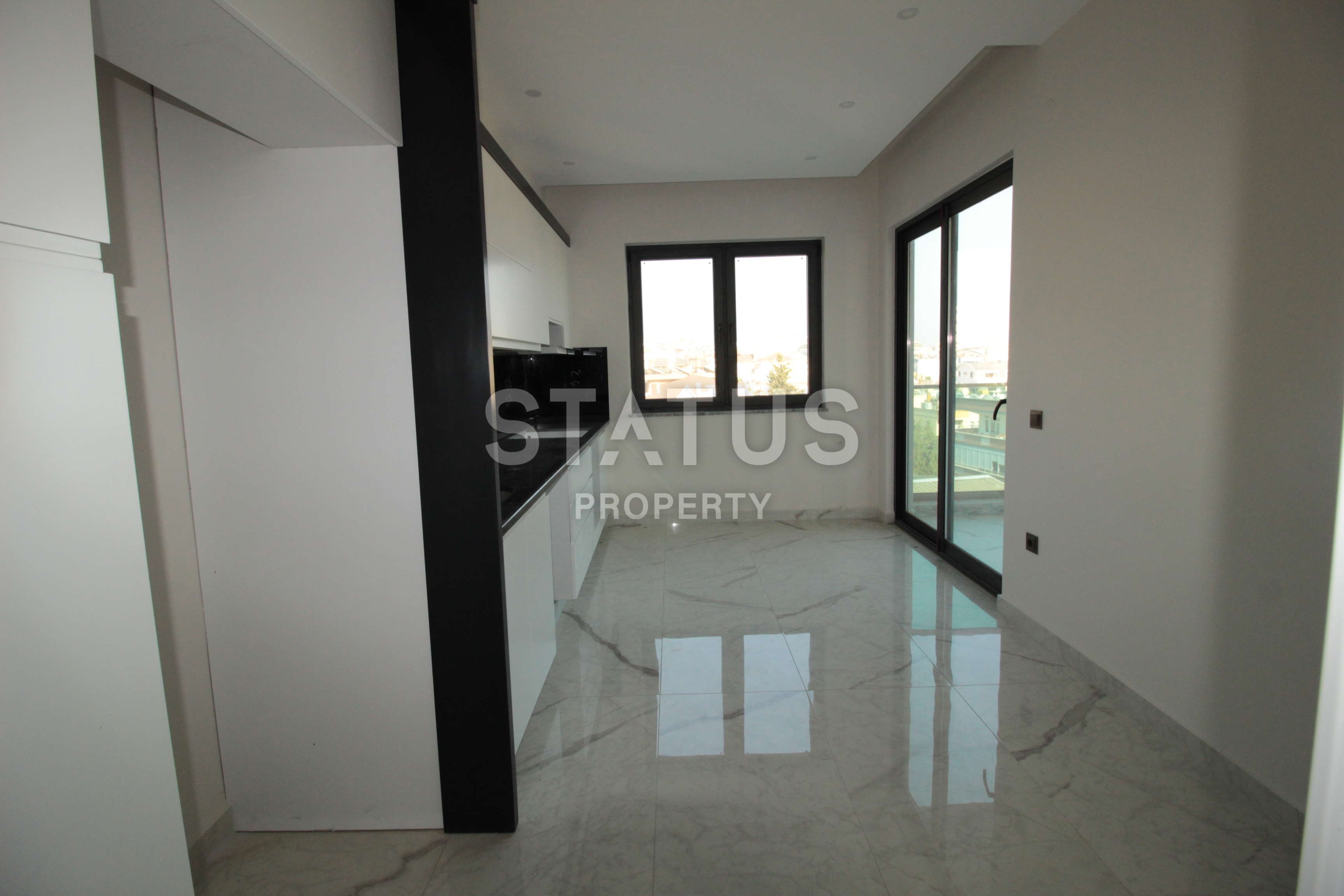 Большая квартира с отдельной кухней в центре Алании в новом доме. 150 кв.м. фото 15