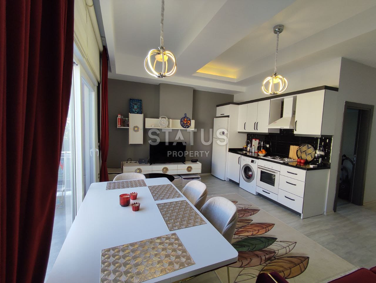 Меблированные апартаменты 1+1 в новом комплексе с инфраструктурой в районе Махмутлар, 60 м2 фото 10