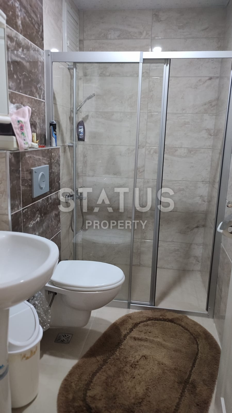 Трёхкомнатная меблированная квартира с хорошей локацией в Махмутларе. 100м2 фото 9