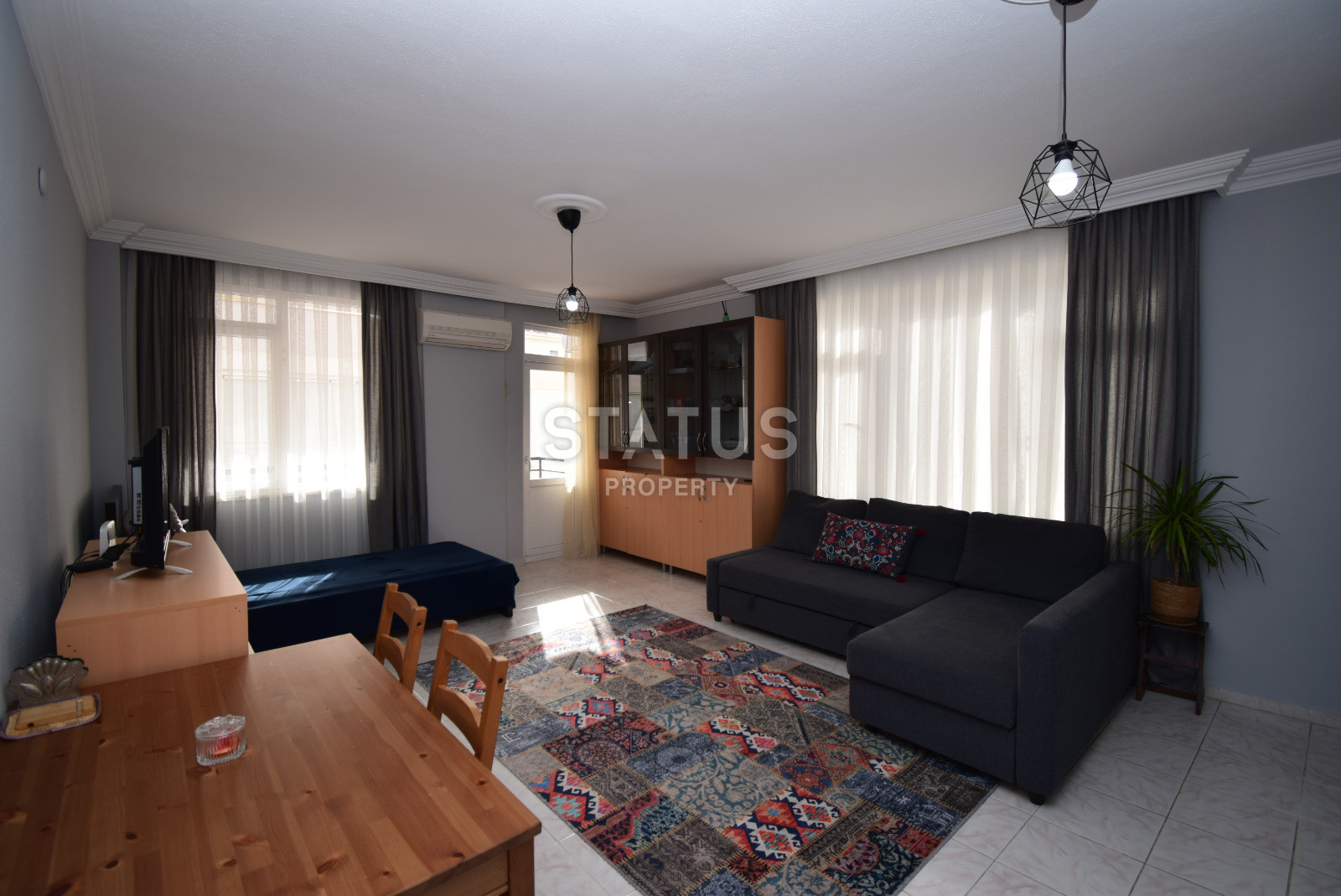 Просторная двухкомнатная квартира 100м от моря в Махмутларе. 60м2 фото 7