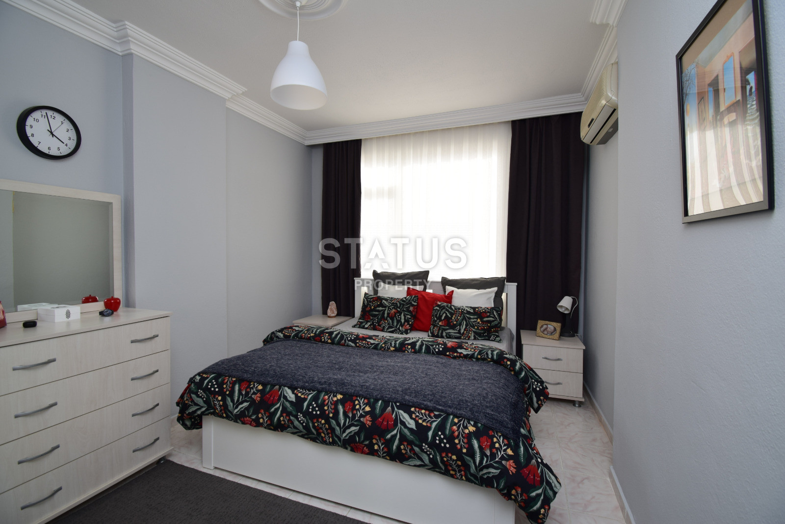 Просторная двухкомнатная квартира 100м от моря в Махмутларе. 60м2 фото 11