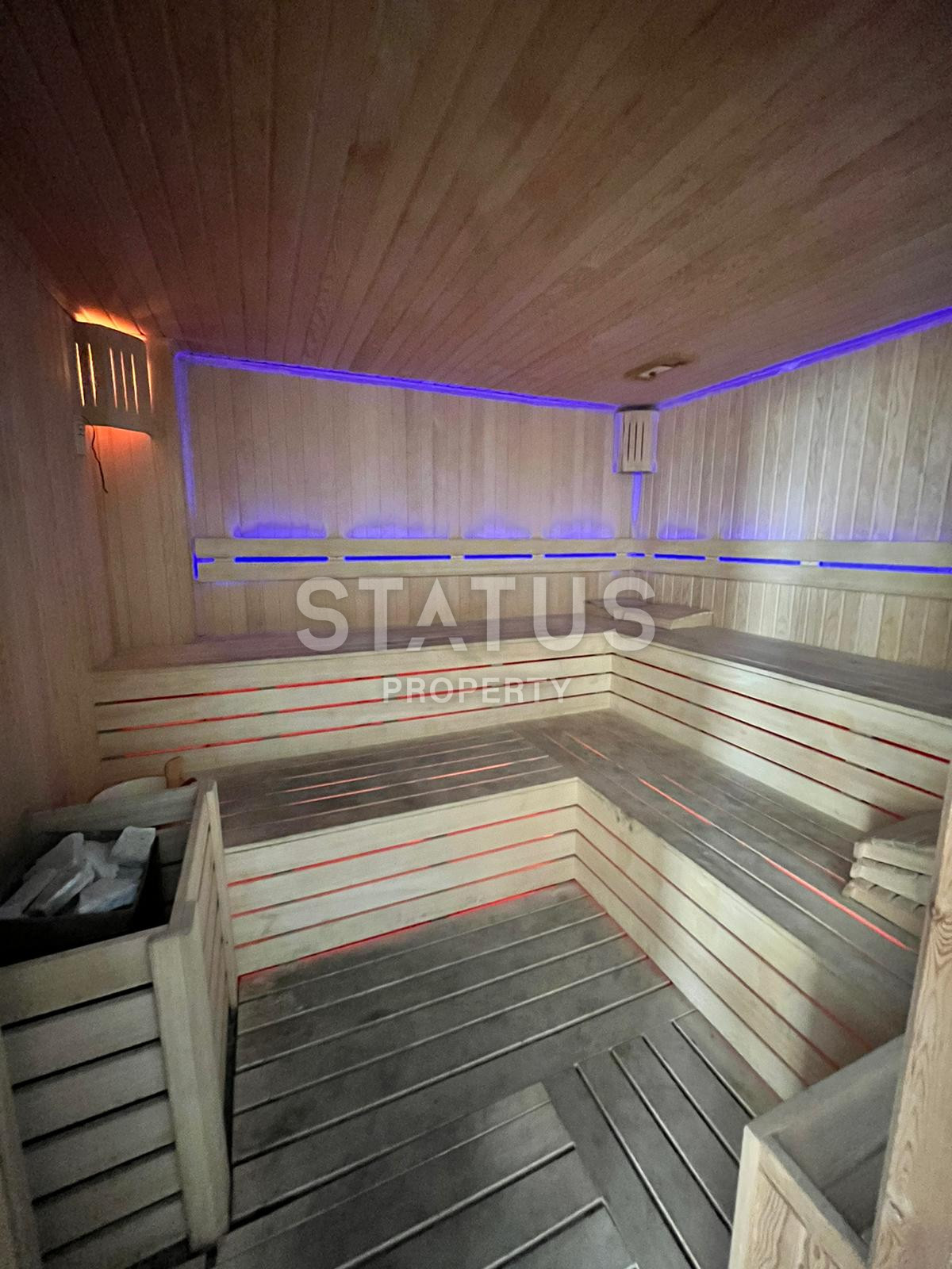 Furnished apartments in the center of Alanya with a view of the sea and the fortress, 50 m2 фото 6