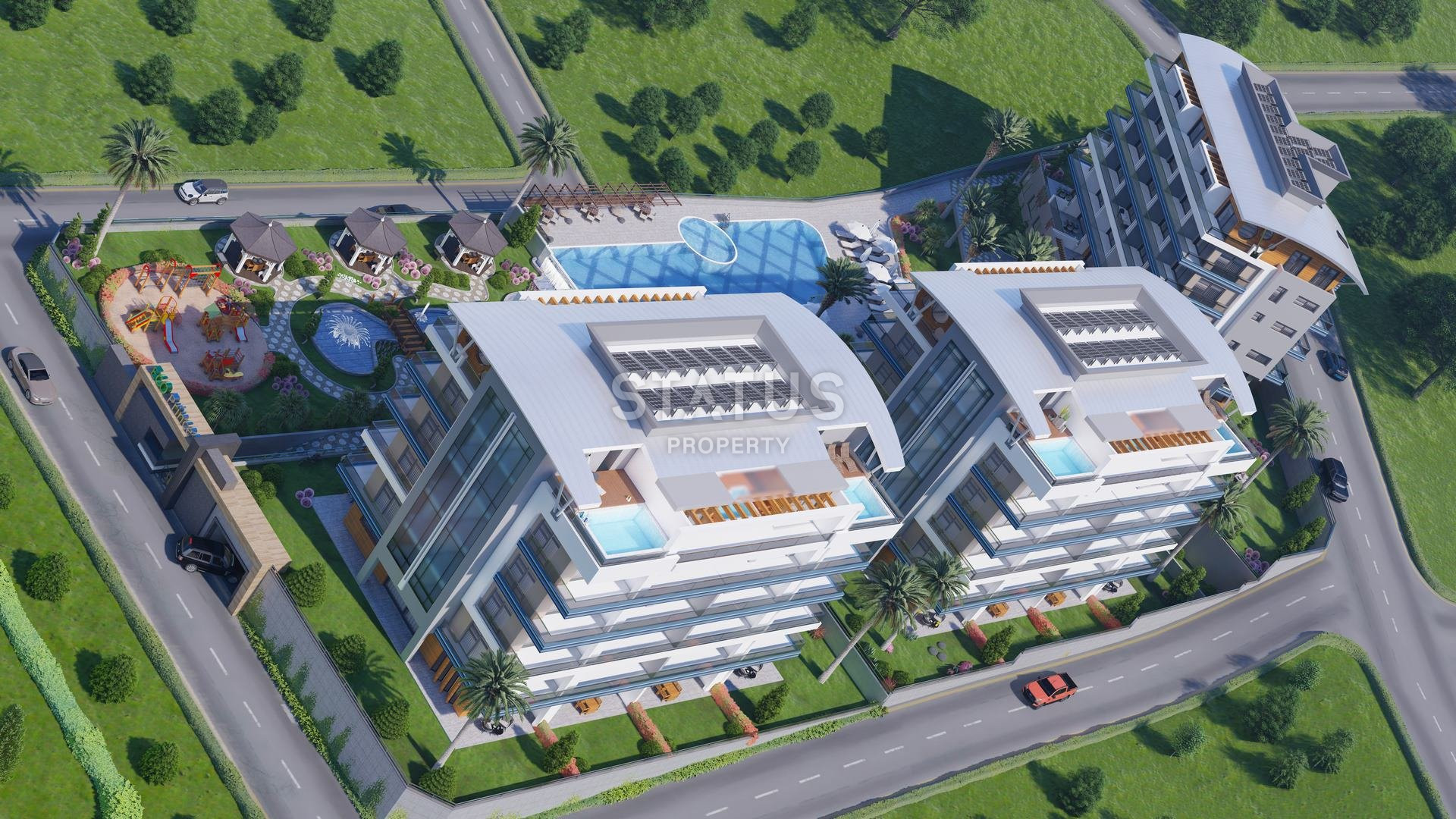 One-bedroom apartment in Kargicak in a project under construction. 62m2 фото 13