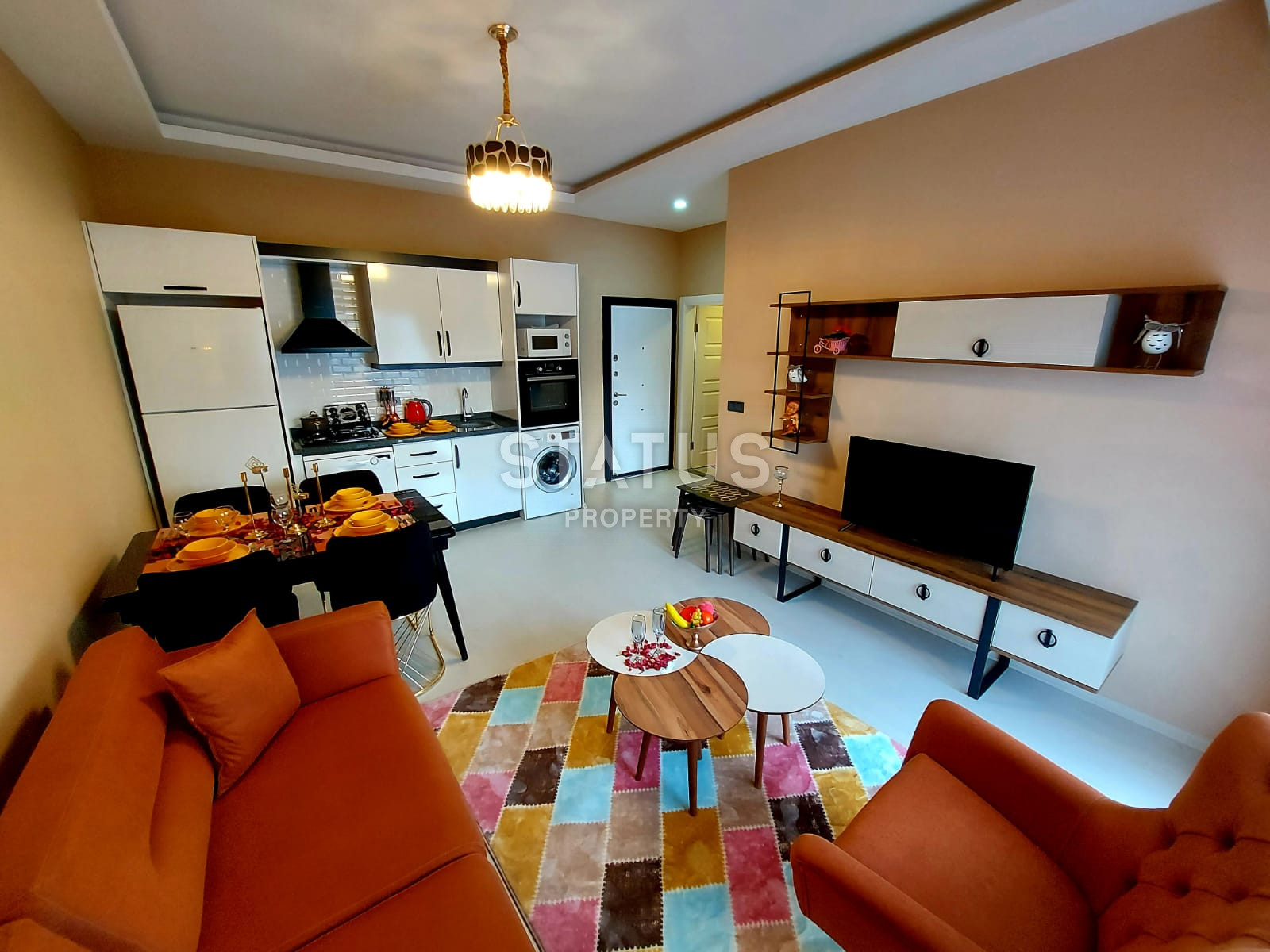 Уютная меблированная квартира в 400м от пляжа в Махмутларе. 65м2 фото 6