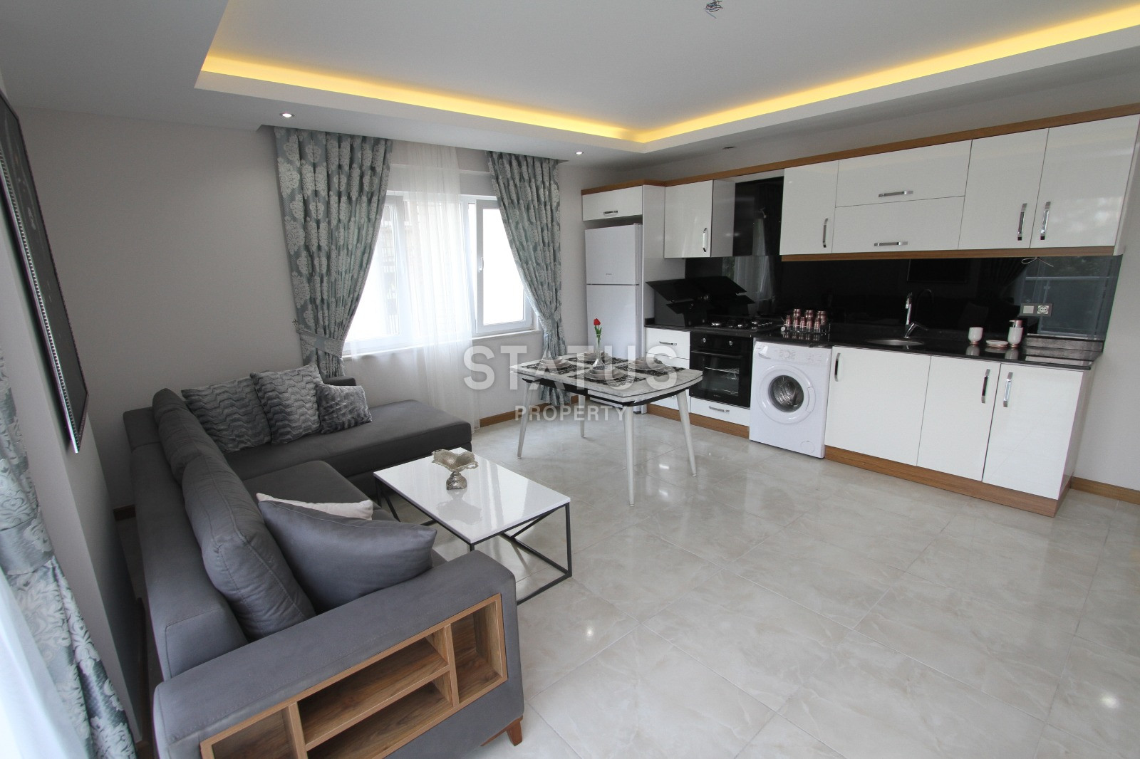 modern, furnished 2+1 apartments with a total area of 120m2, Mahmutlar фото 5