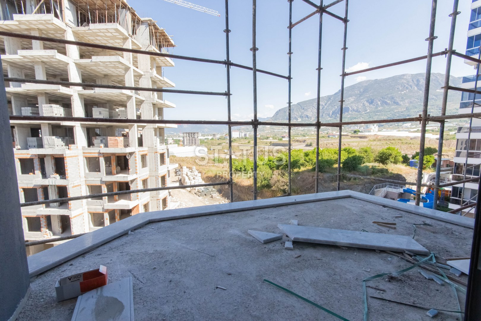 Новая квартира на этапе сдачи в Махмутларе. 55 м2 фото 10