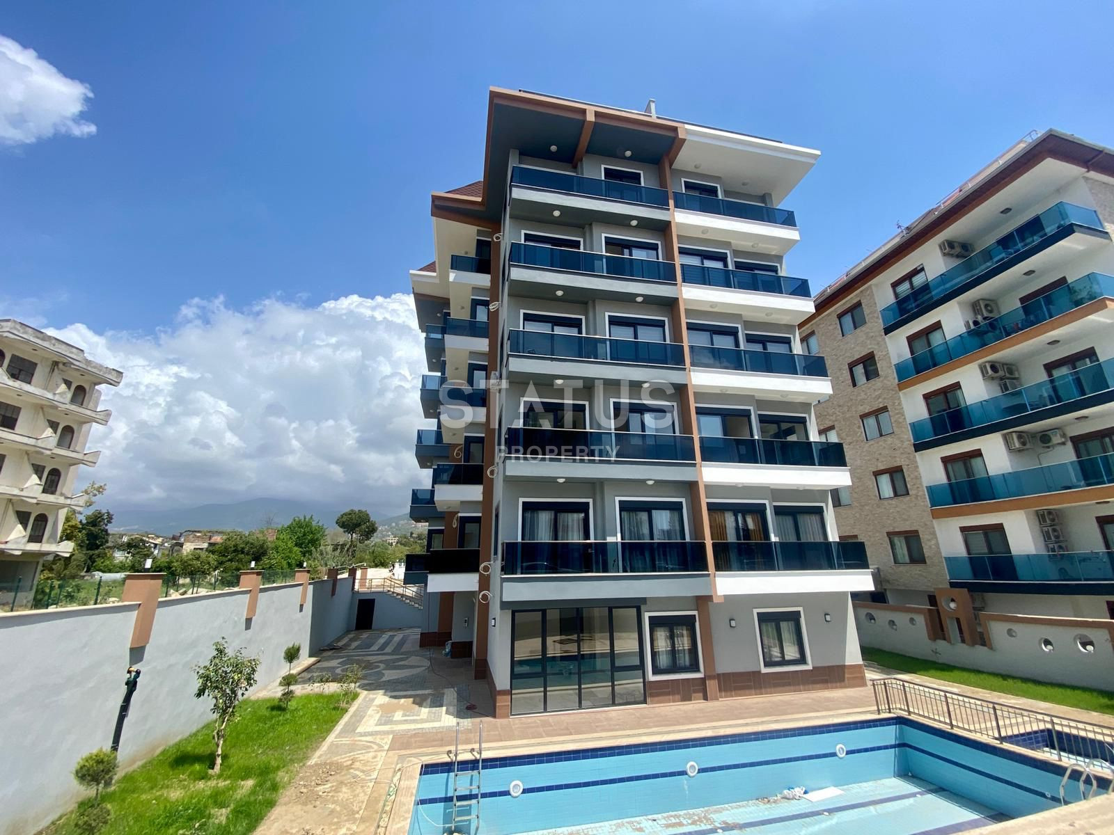 Двухкомнатная квартира в новом комплексе в Кестеле. 38м2 фото 12