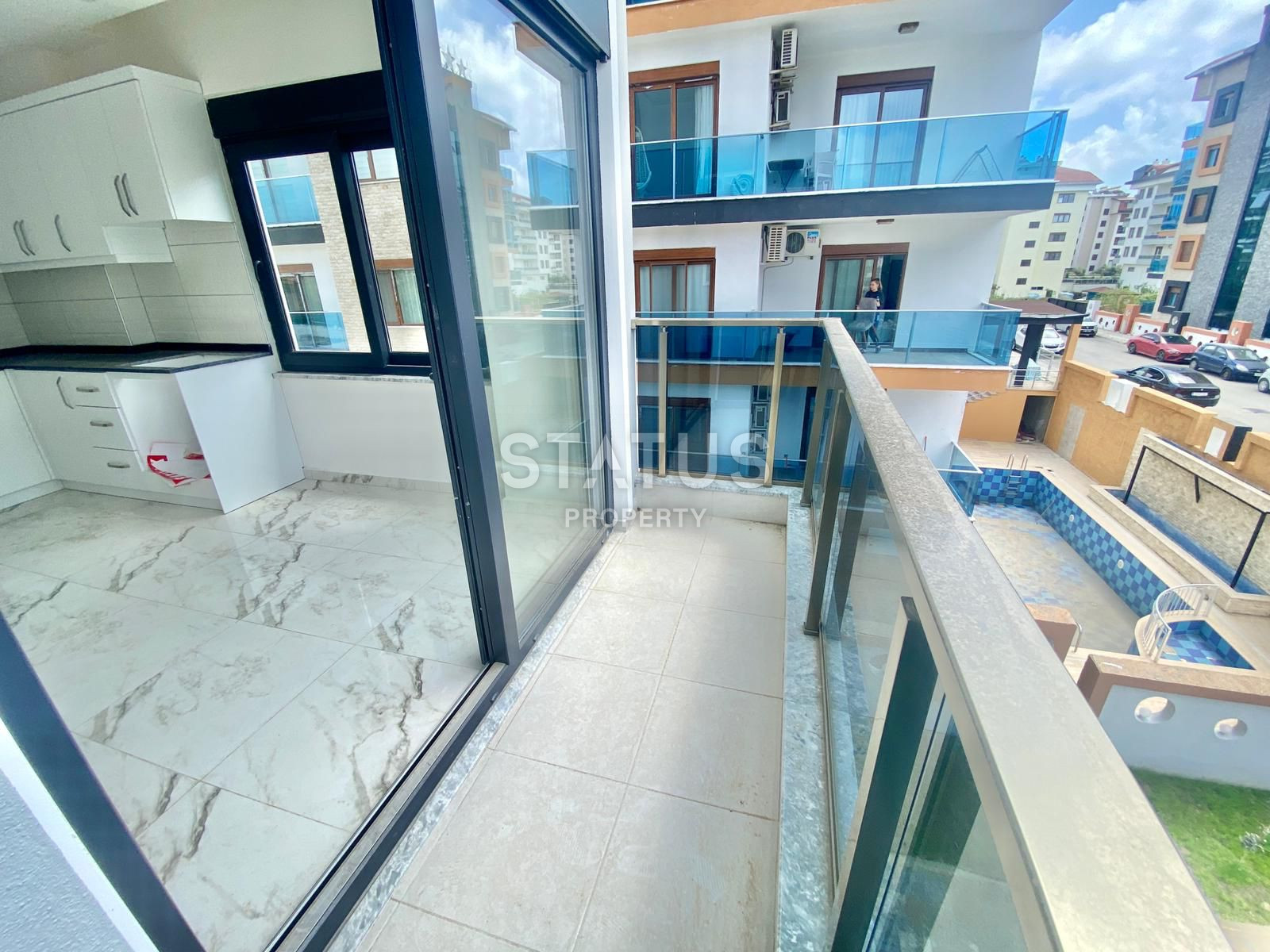 Двухкомнатная квартира в новом комплексе в Кестеле. 38м2 фото 13