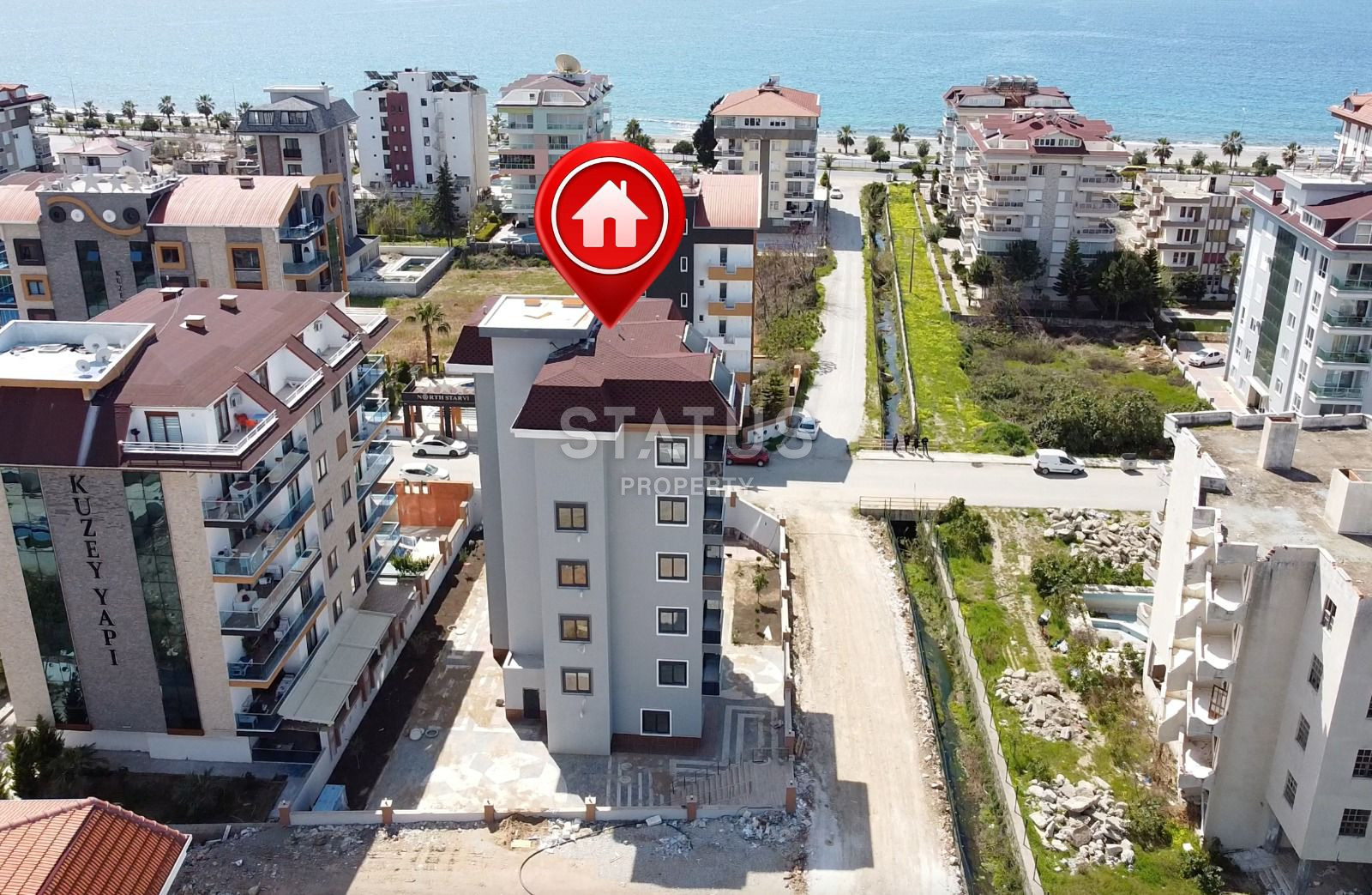 Двухкомнатная квартира в новом комплексе в Кестеле. 38м2 фото 17