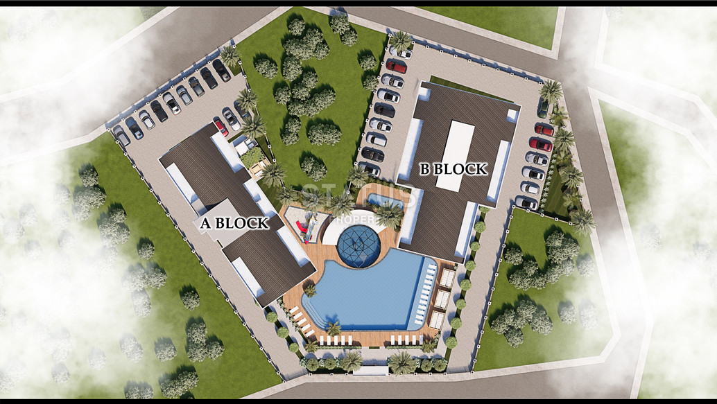 Проект премиум класса в центре Аланьи. 55м2 -140м2 фото 2