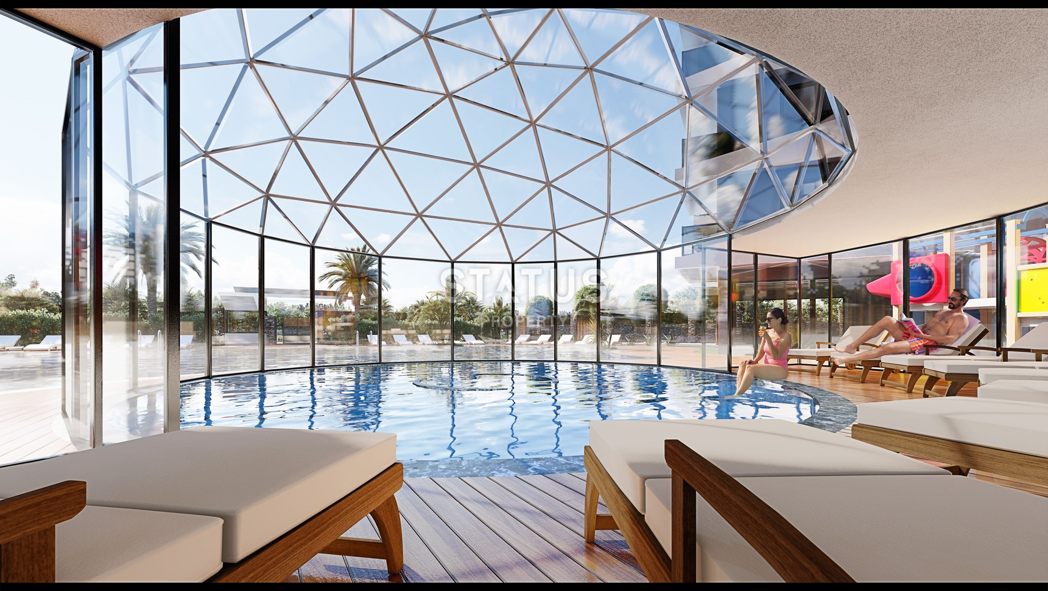 Проект премиум класса в центре Аланьи. 55м2 -140м2 фото 3