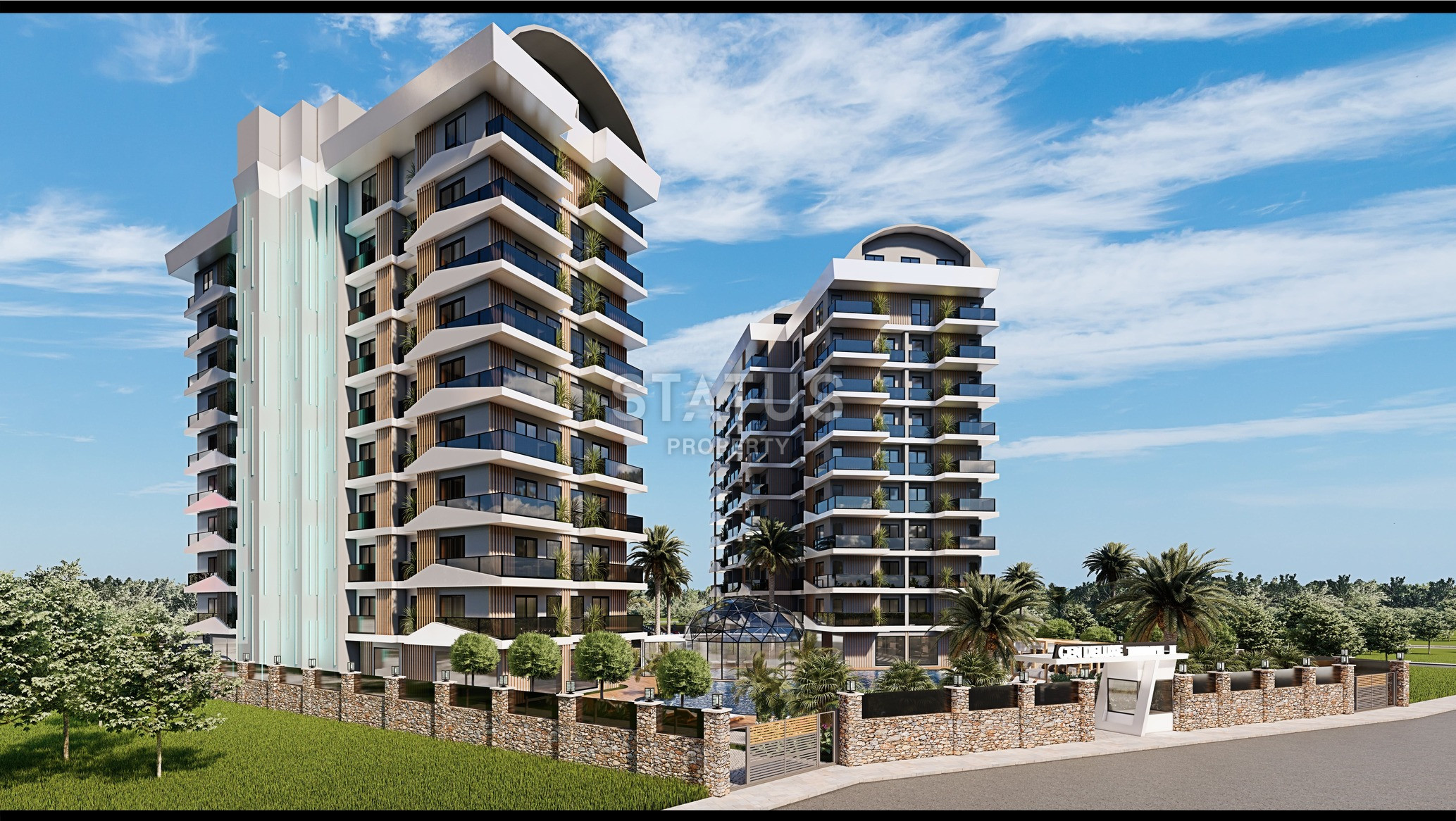 Проект премиум класса в центре Аланьи. 55м2 -140м2 фото 4