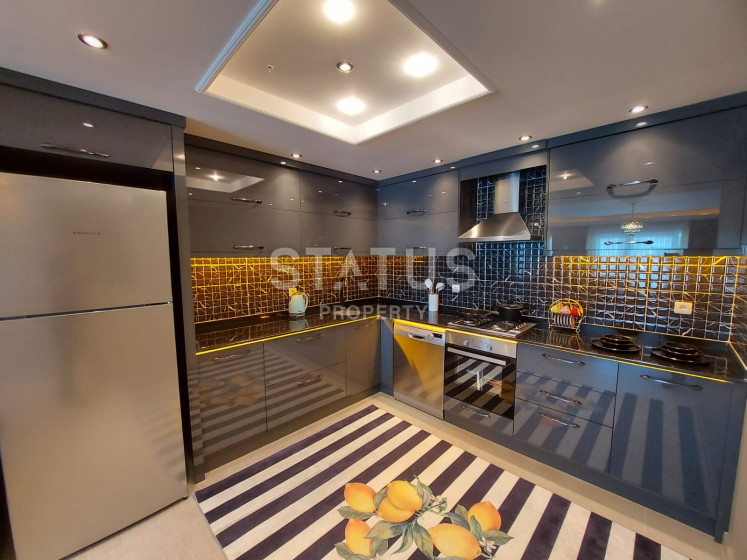 Просторная квартира с видом на море 2+1 в Махмутларе 115м2 фото 1