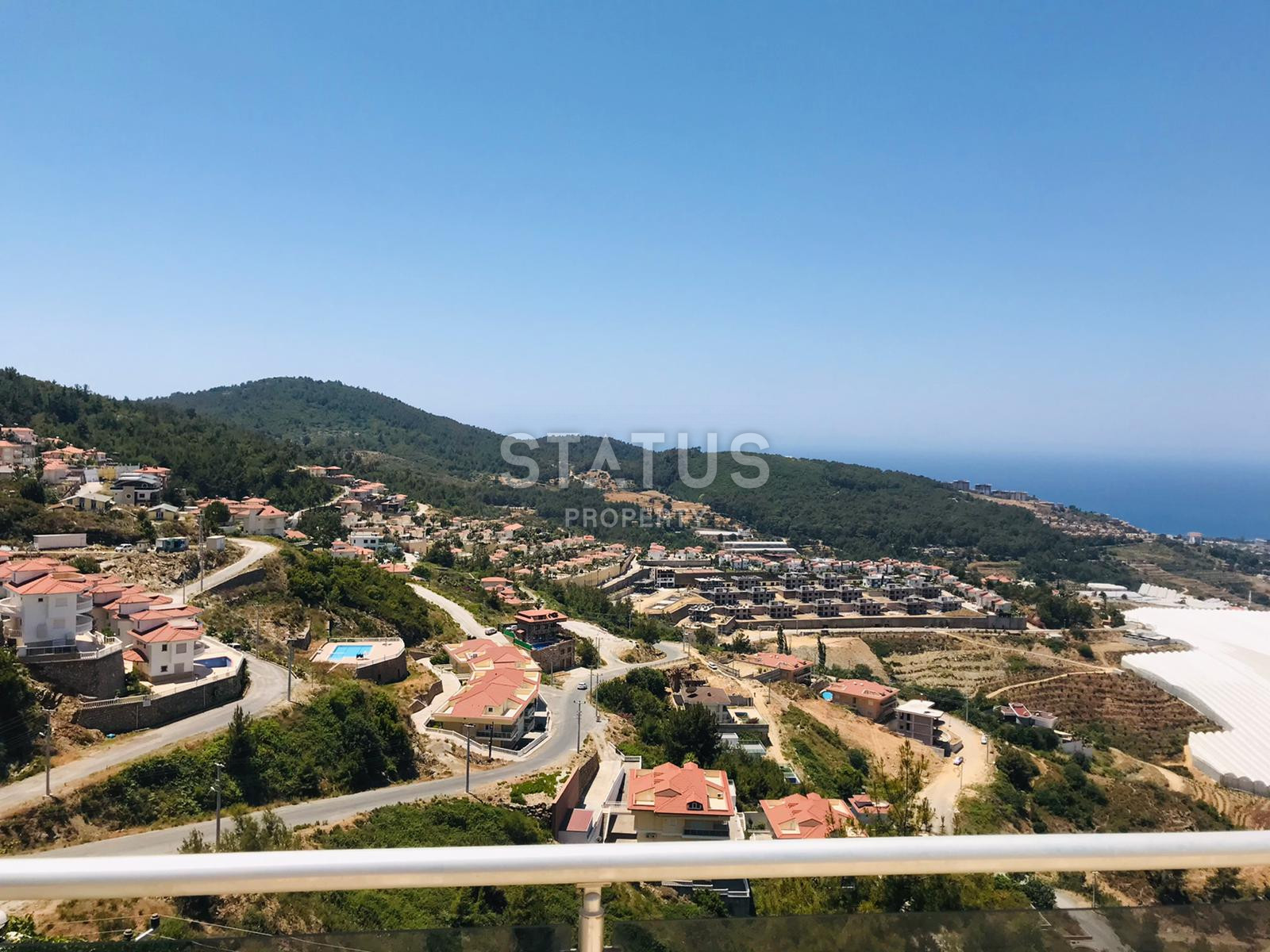 Villa 4+1 with sea and forest views in Kargicak, 350m2 фото 29