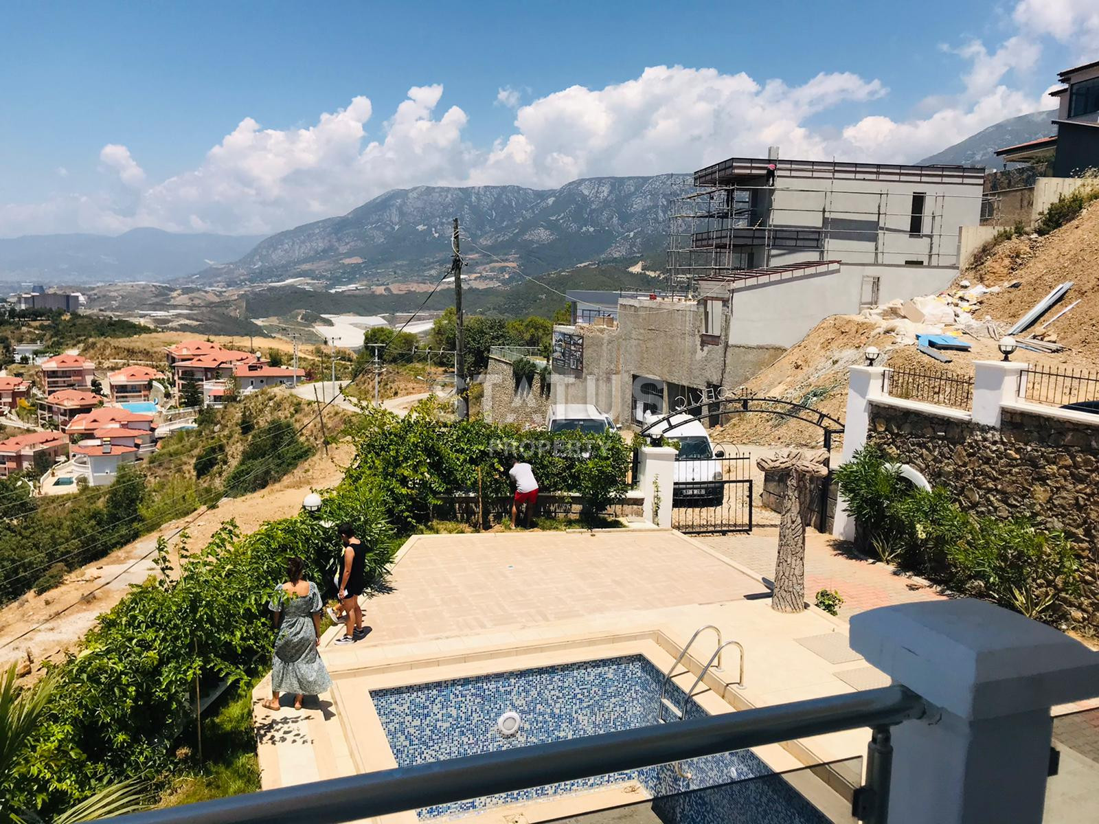 Villa 4+1 with sea and forest views in Kargicak, 350m2 фото 40