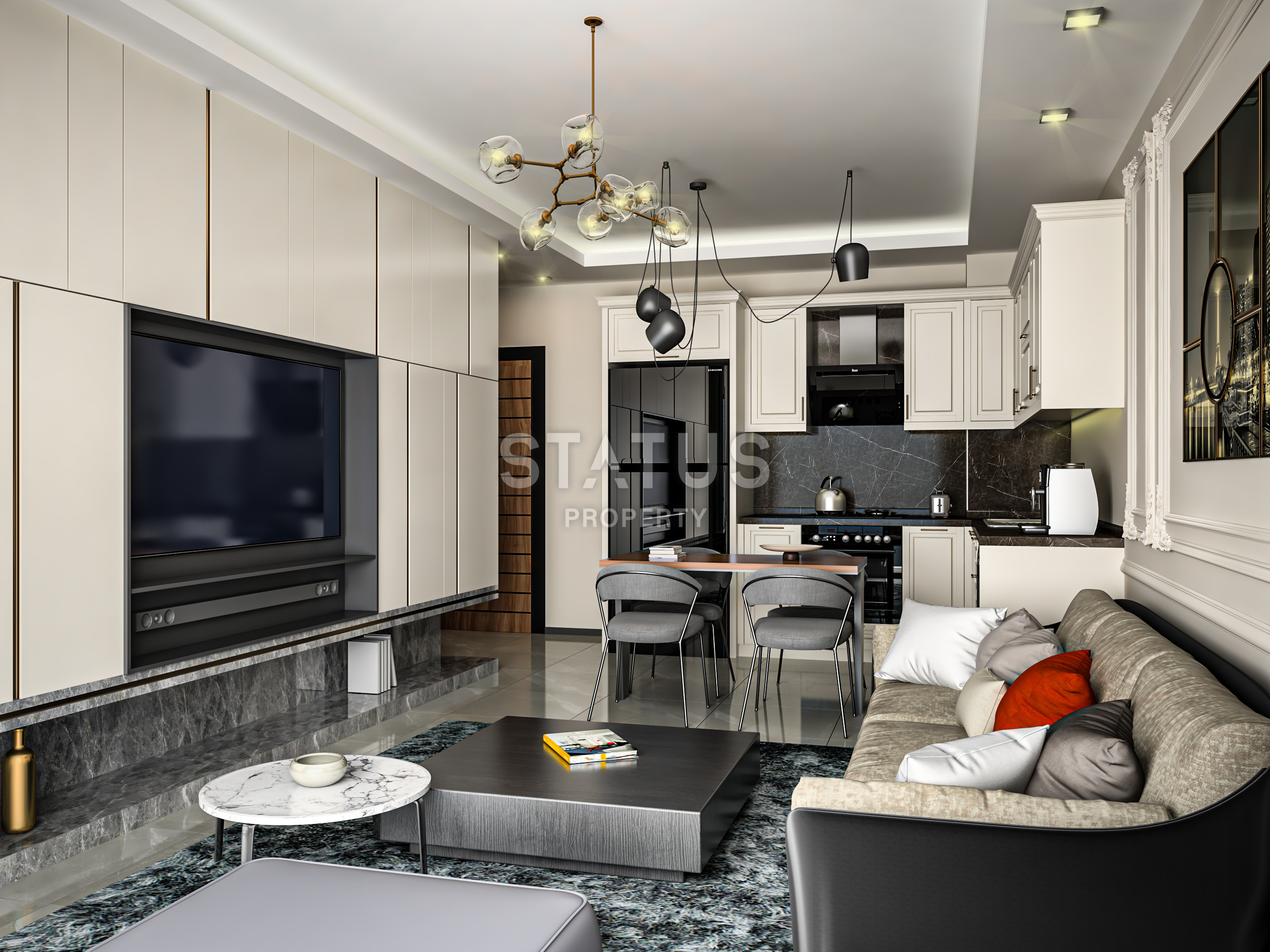 Инвестиционный проект с квартирами планировки 2+1, 3+1 и 4+1 на этапе котлована в районе Кючюкхасбахче фото 4