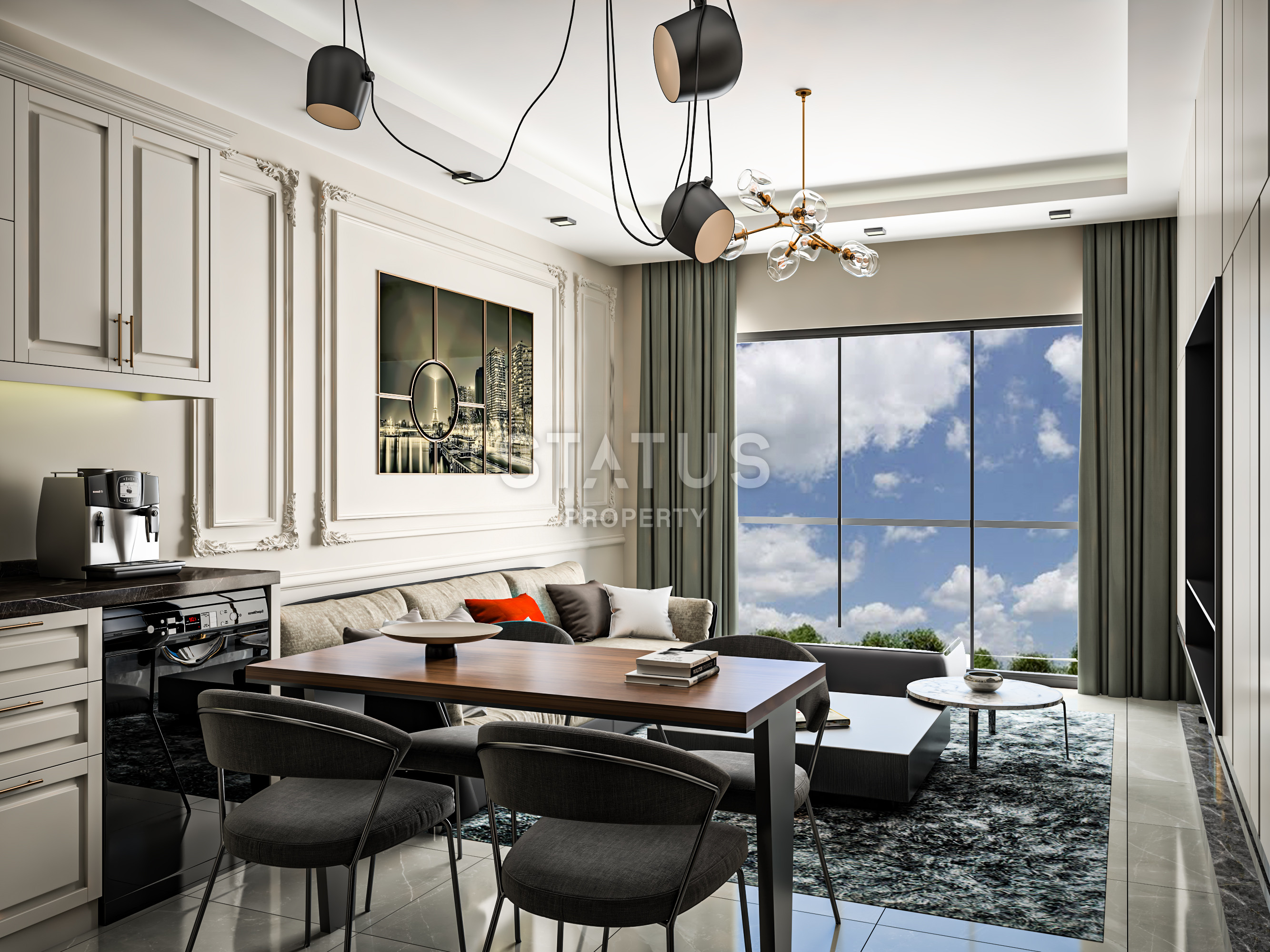 Инвестиционный проект с квартирами планировки 2+1, 3+1 и 4+1 на этапе котлована в районе Кючюкхасбахче фото 5