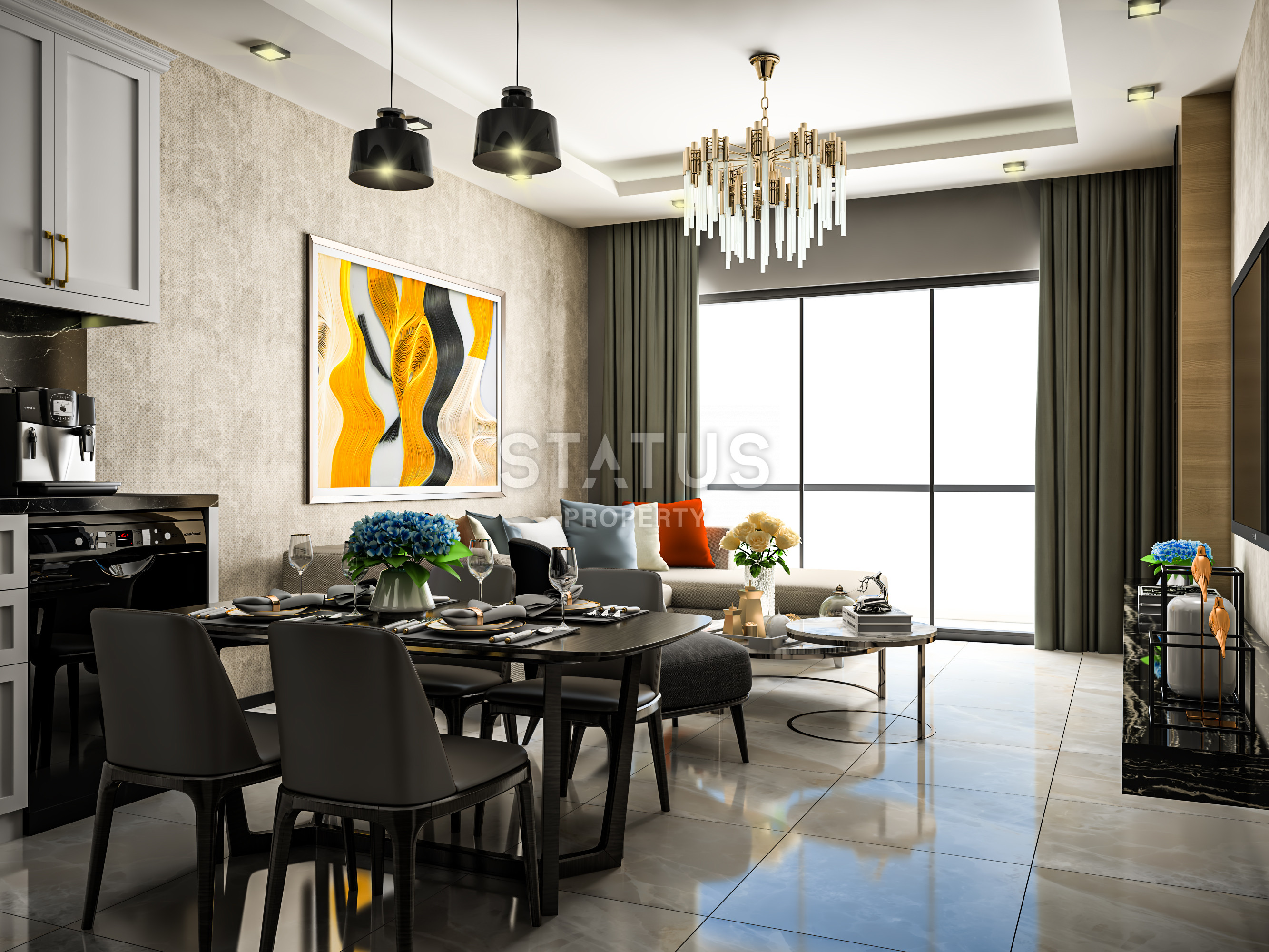 Инвестиционный проект с квартирами планировки 2+1, 3+1 и 4+1 на этапе котлована в районе Кючюкхасбахче фото 6