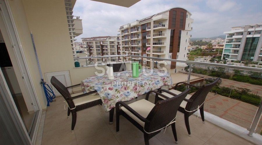 Меблированная квартира в Авсалларе в комплексе с инфраструктурой. 65 кв.м. фото 13